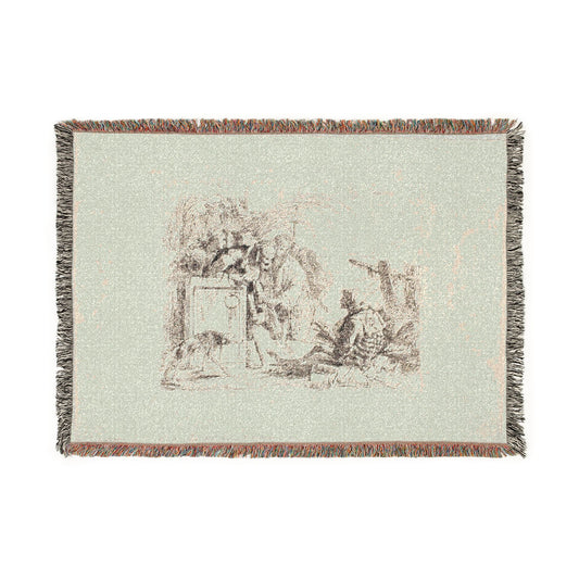 Death Giving Audience — Tiepolo Tapestry Blanket