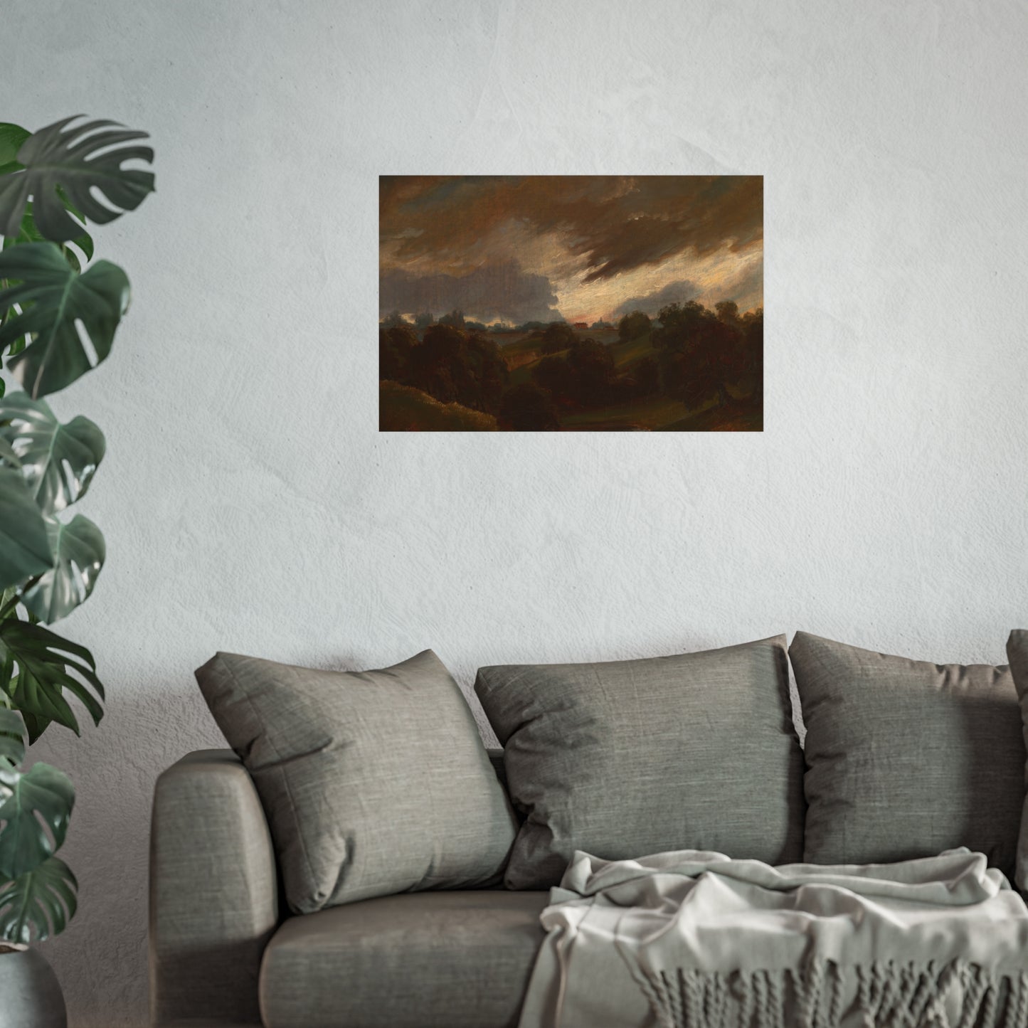 Style of John Constable - Hampstead, Stormy Sky | Fine Art Poster