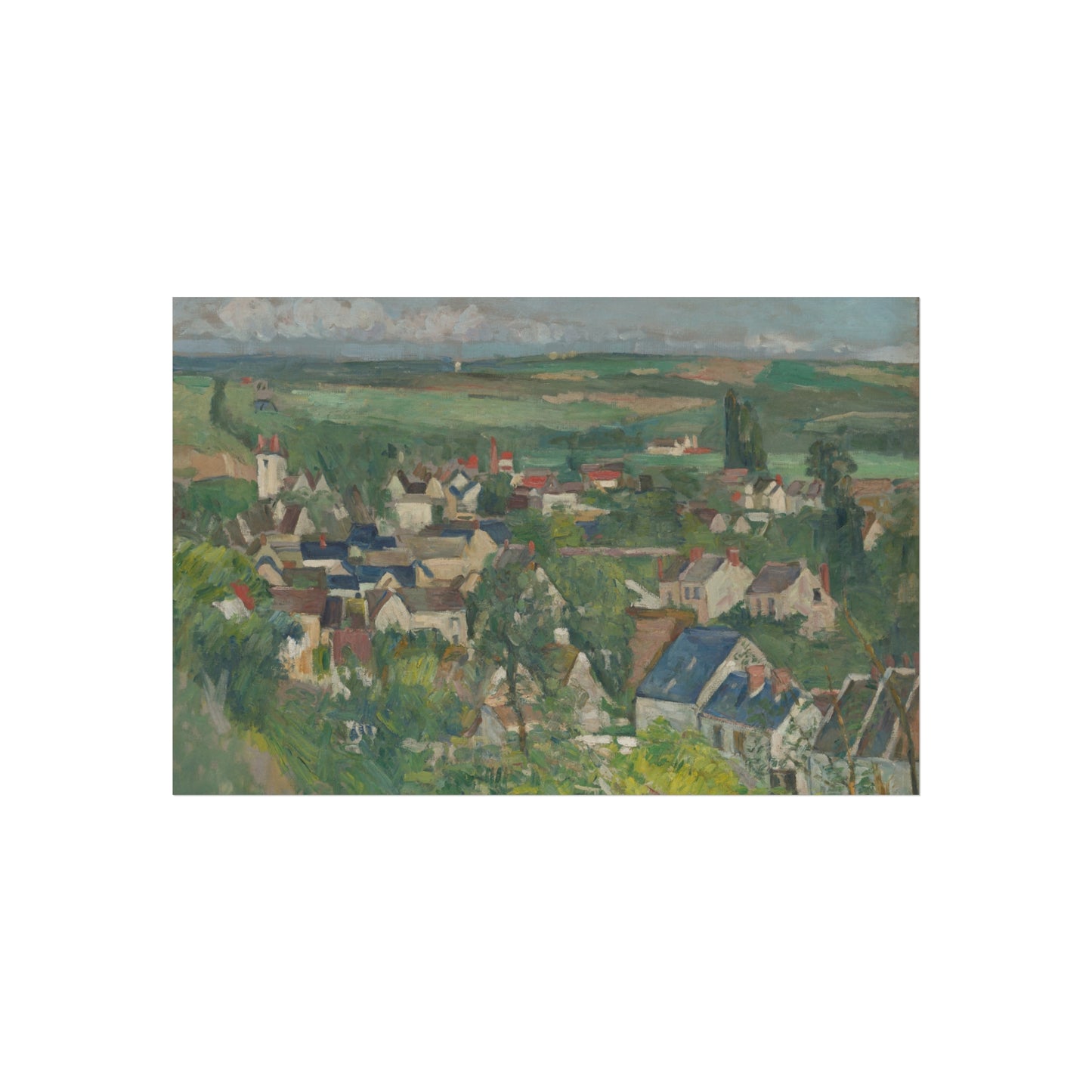 Paul Cezanne - Auvers, Panoramic View | Fine Art Poster