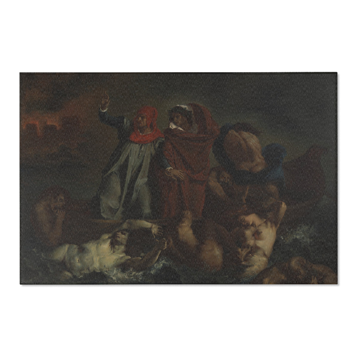 Dante's Bark (after Delacroix) Area Rug
