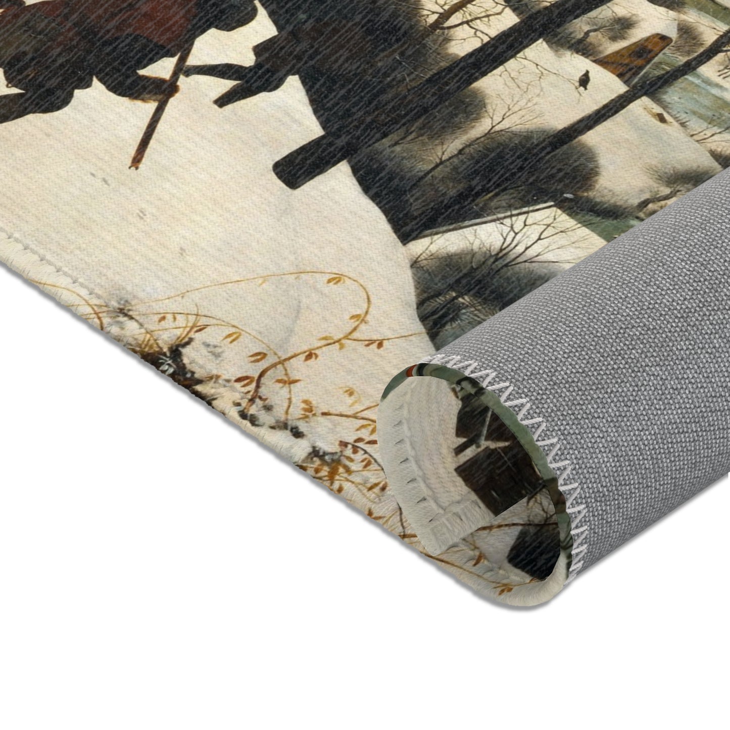 Pieter Bruegel the Elder - Hunters in the Snow (Winter) - Google Art Project | Area Rug