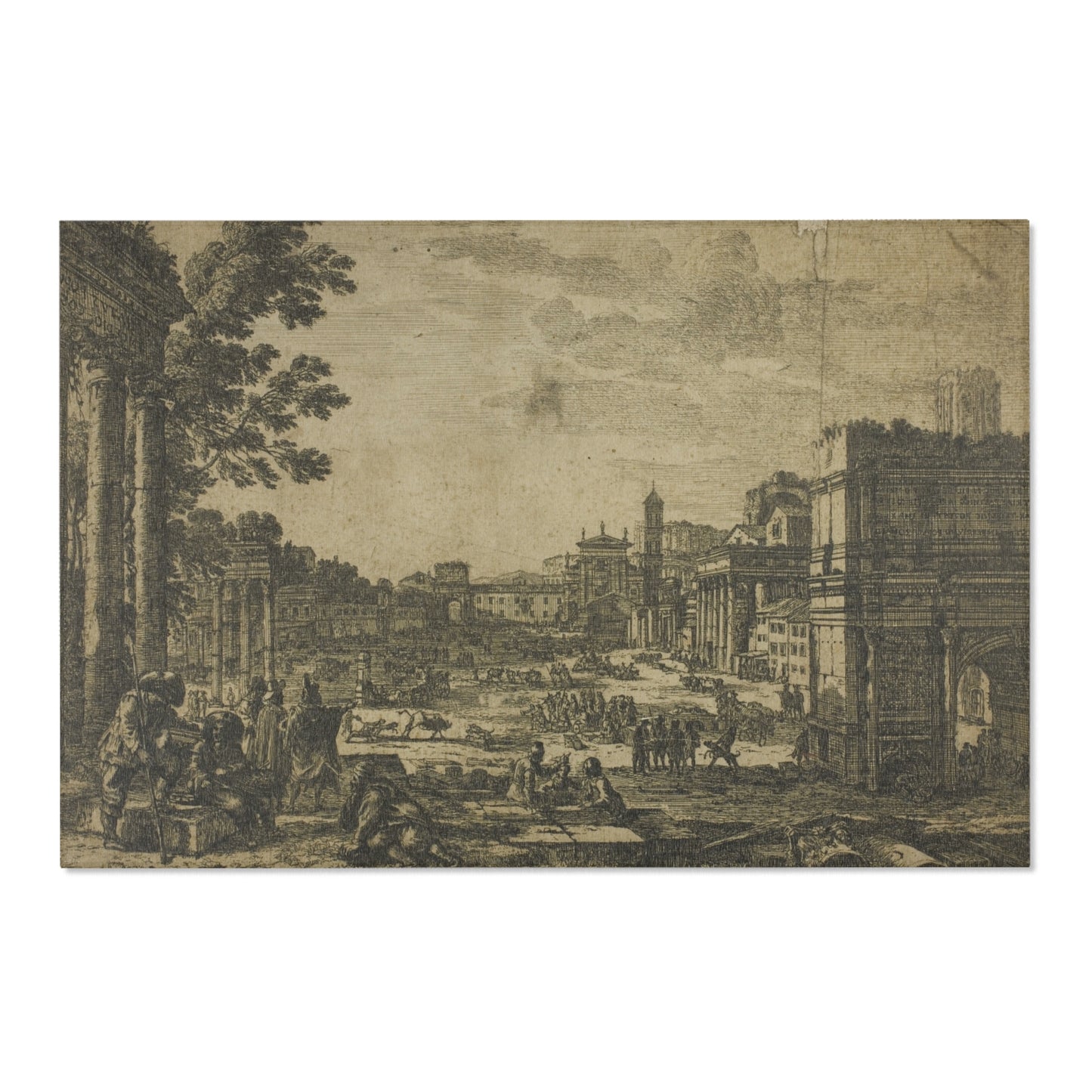 Claude Lorrain - The Roman Forum | Area Rug