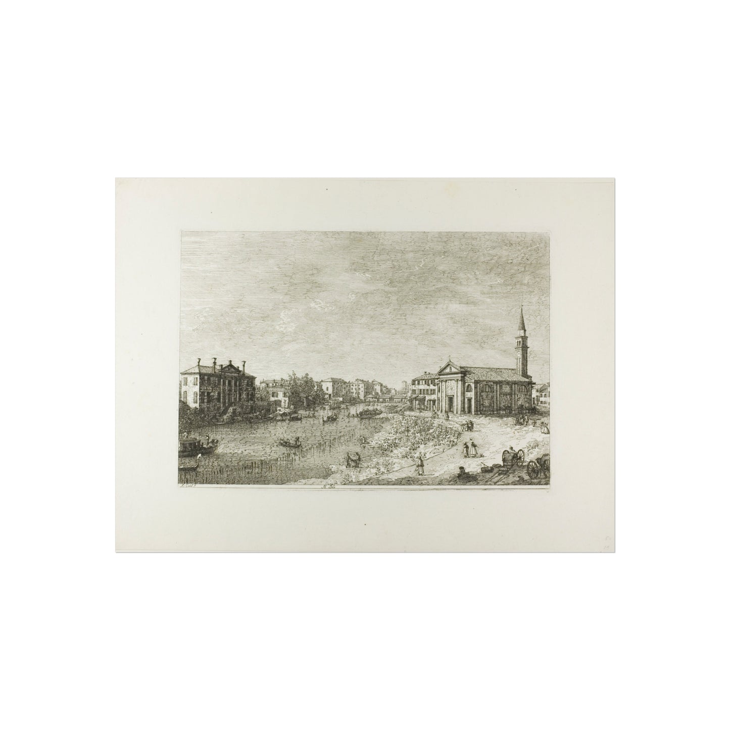 Canaletto - Al Dolo, from Vedute | Fine Art Poster