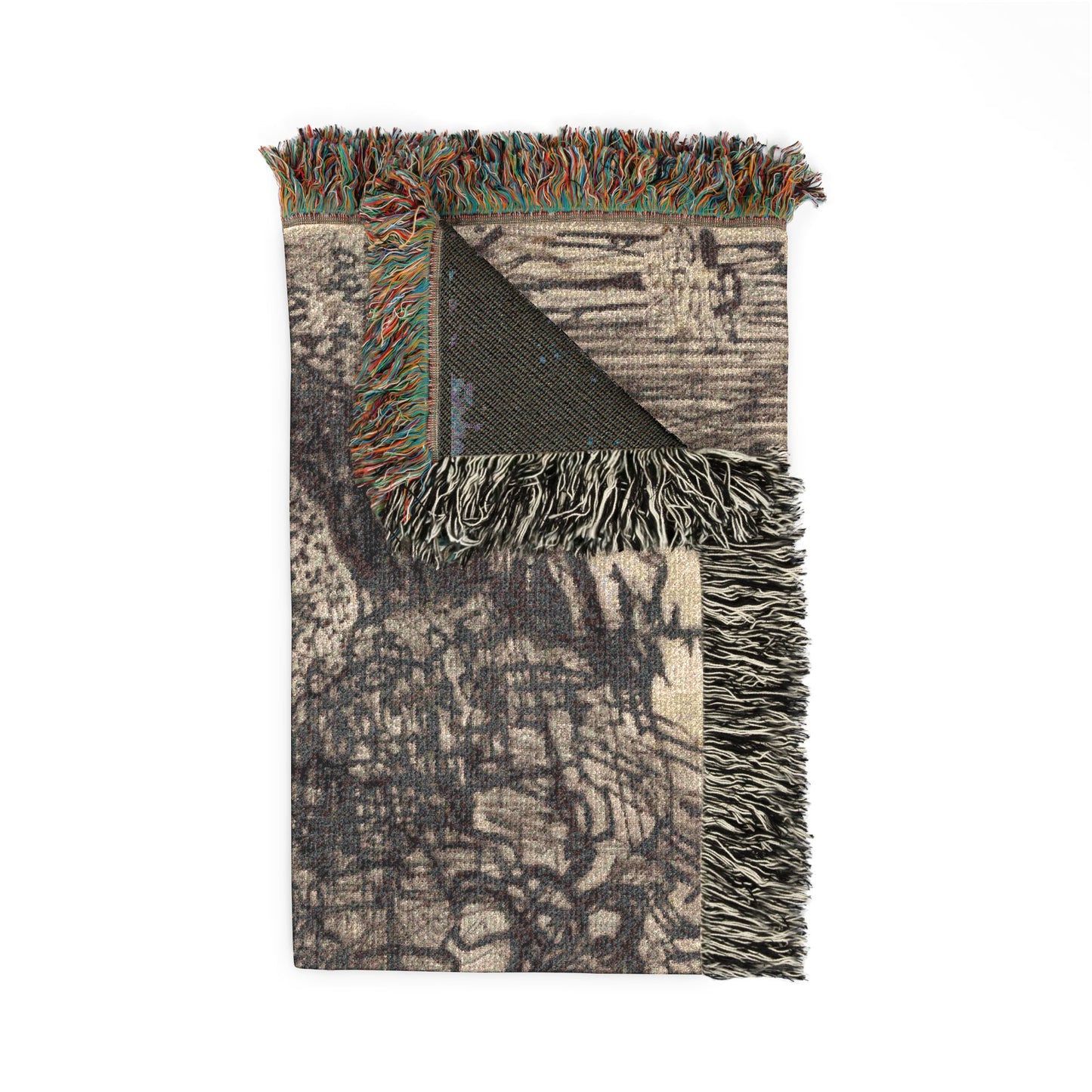 Vincent van Gogh - Weeping Tree | Woven Tapestry Blanket