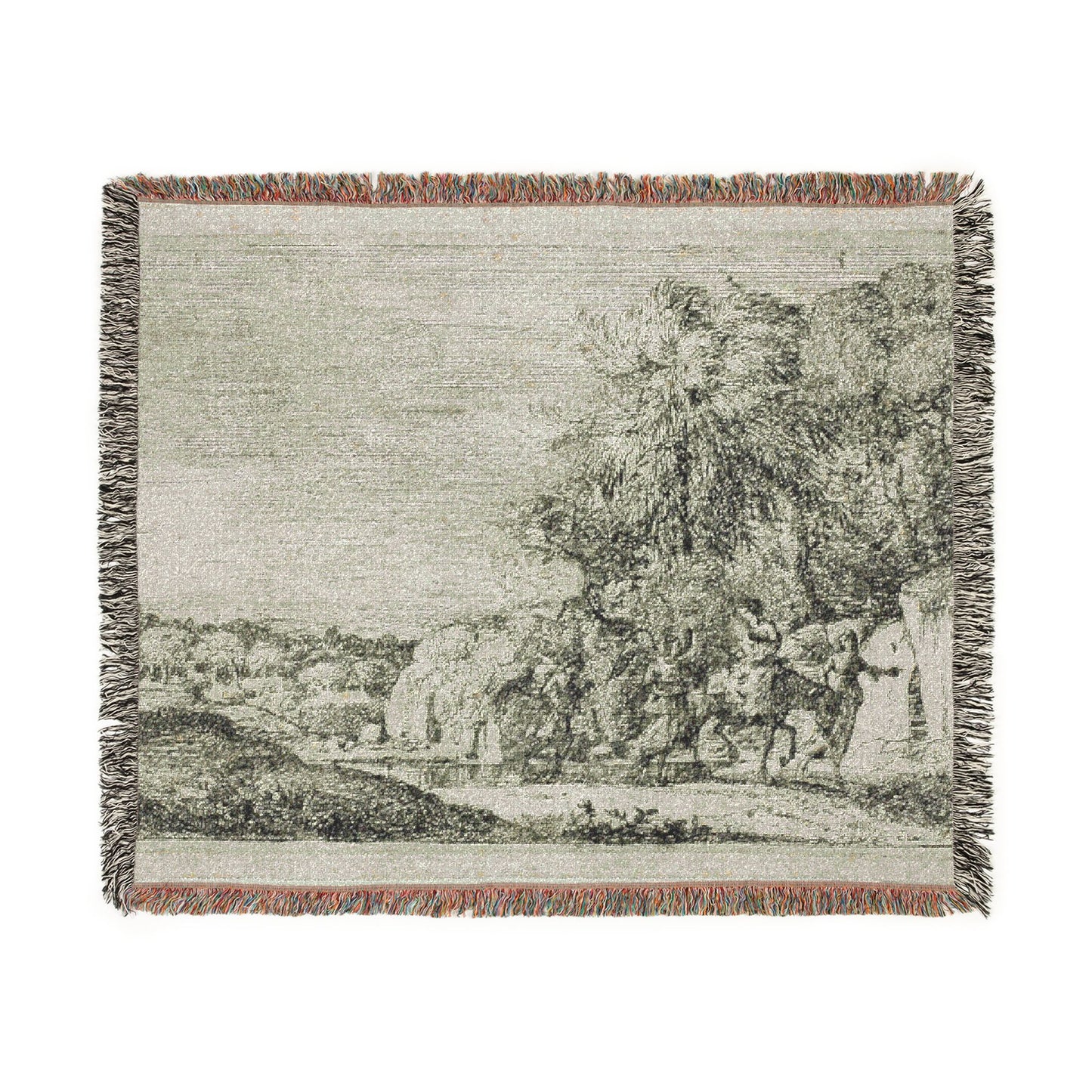 Claude Lorrain - The Flight into Egypt | Woven Tapestry Blanket