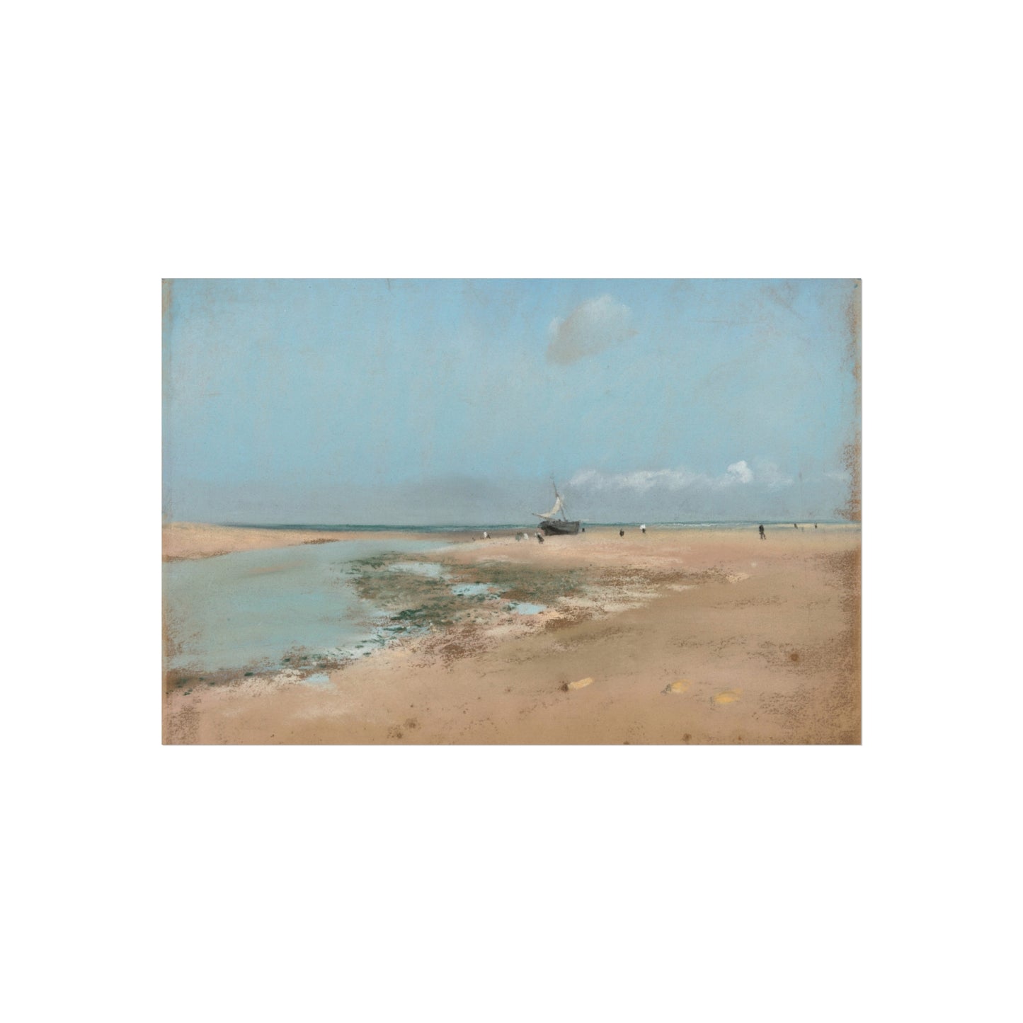 Hilaire Germain Edgar Degas - Beach at Low Tide (Mouth of the River) | Fine Art Poster