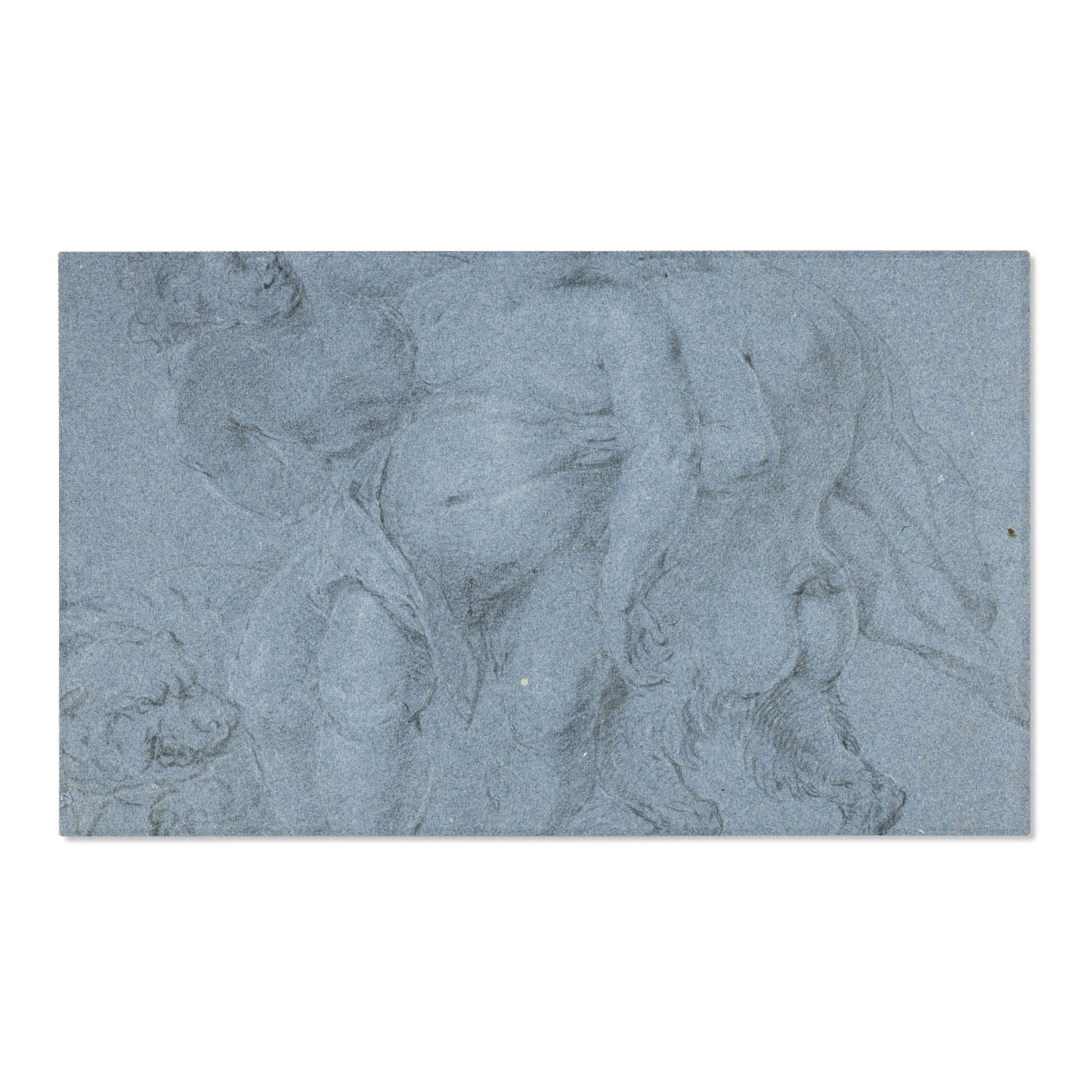 Peter Paul Rubens - Silenus Supported by Two Satyrs | Area Rug