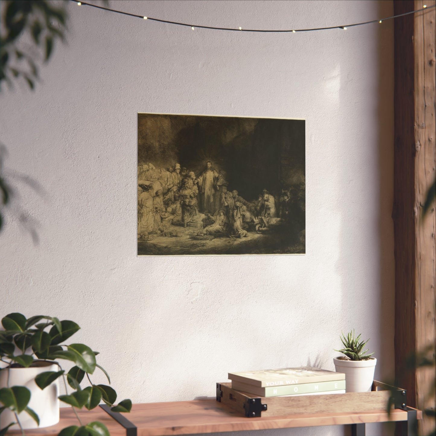 Rembrandt van Rijn - The Hundred Guilder Print | Fine Art Poster