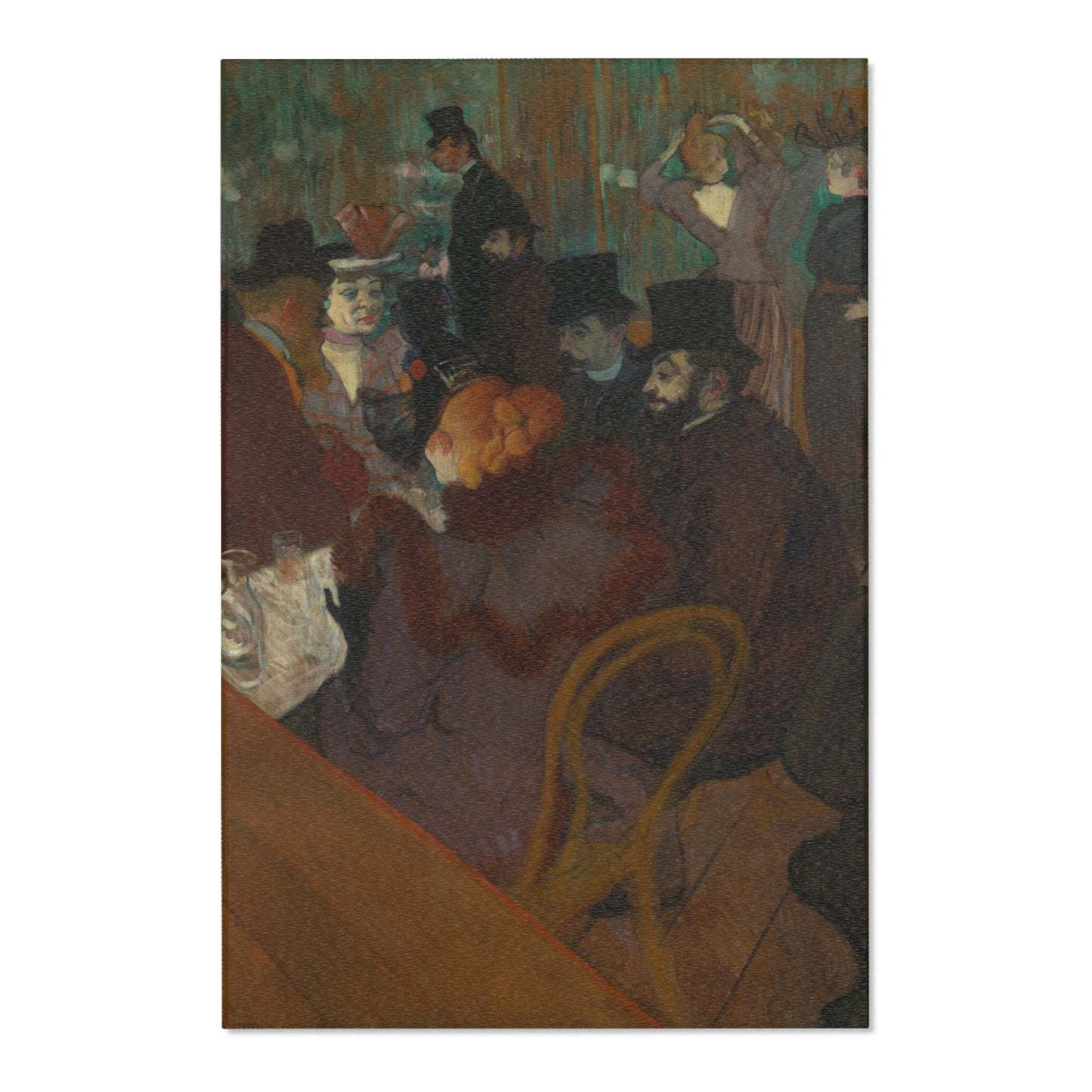 Henri de Toulouse-Lautrec - At the Moulin Rouge | Area Rug