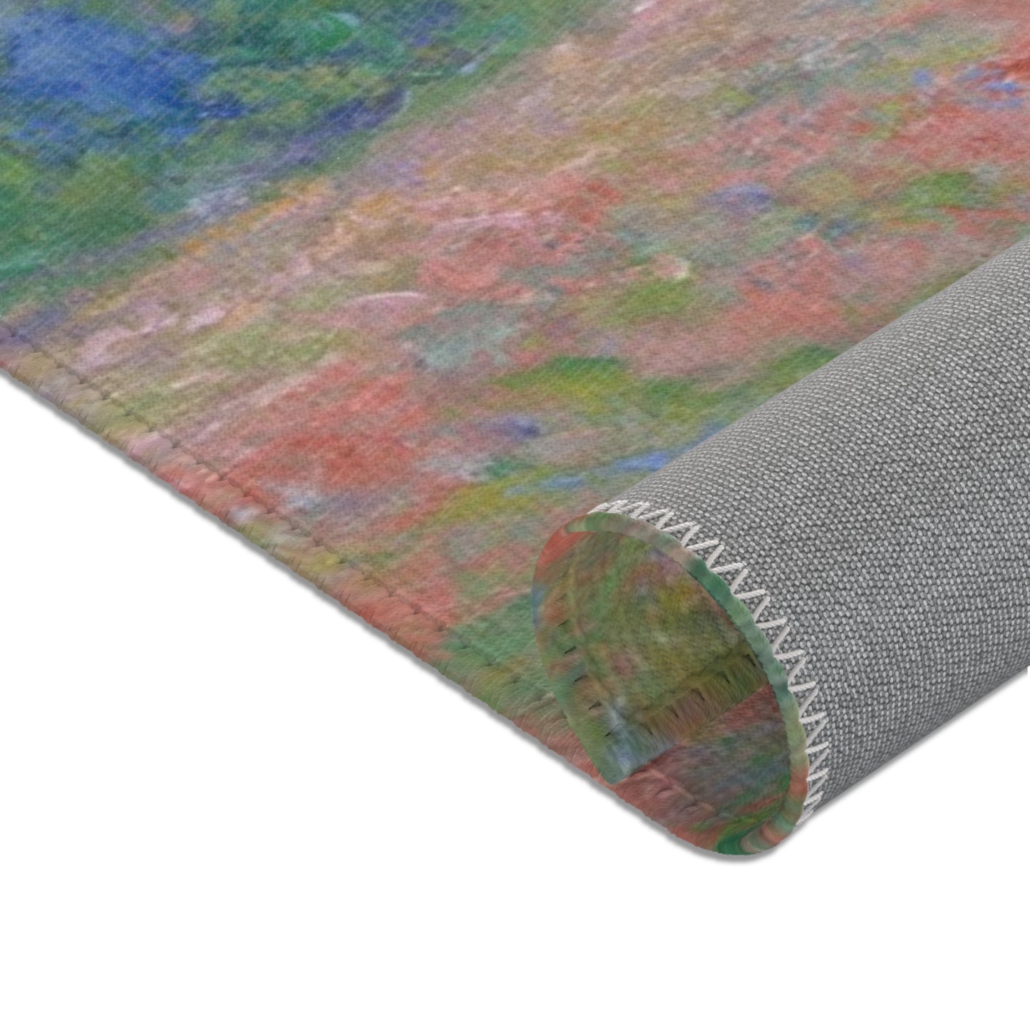 Claude Monet - Poppy Field (Giverny) | Area Rug