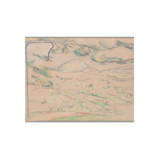 Montagne Sainte-Victoire (The Arc Valley) — Paul Cézanne Fine Art Poster
