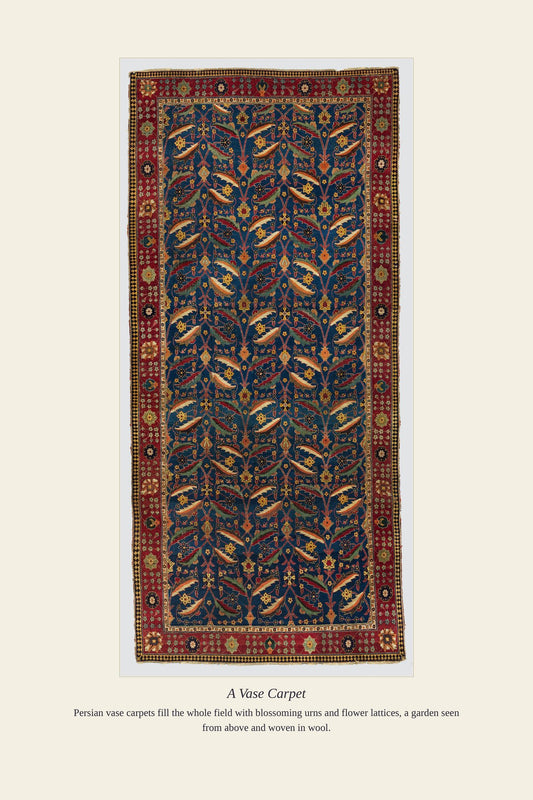 A Vase Carpet — antique art print
