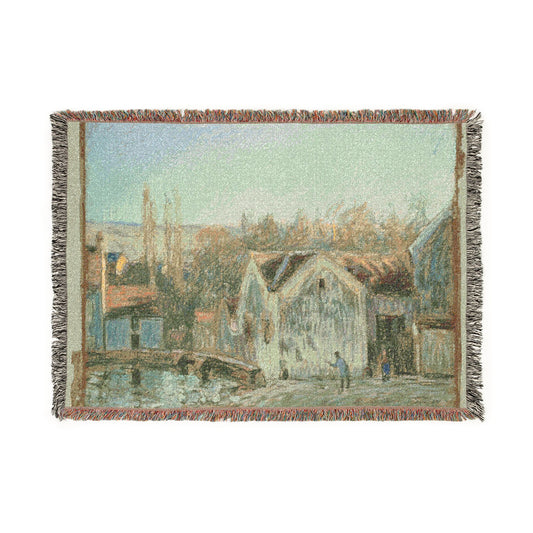 A Corner of Moret-sur-Loing — Sisley Tapestry Blanket