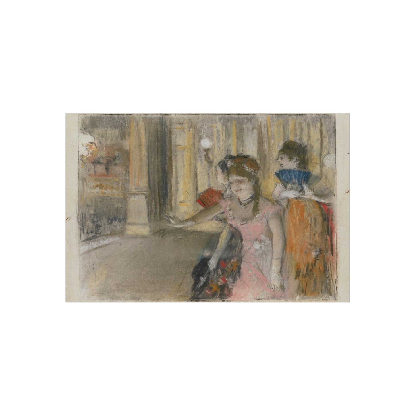 Hilaire Germain Edgar Degas - Singers on the Stage | Fine Art Poster