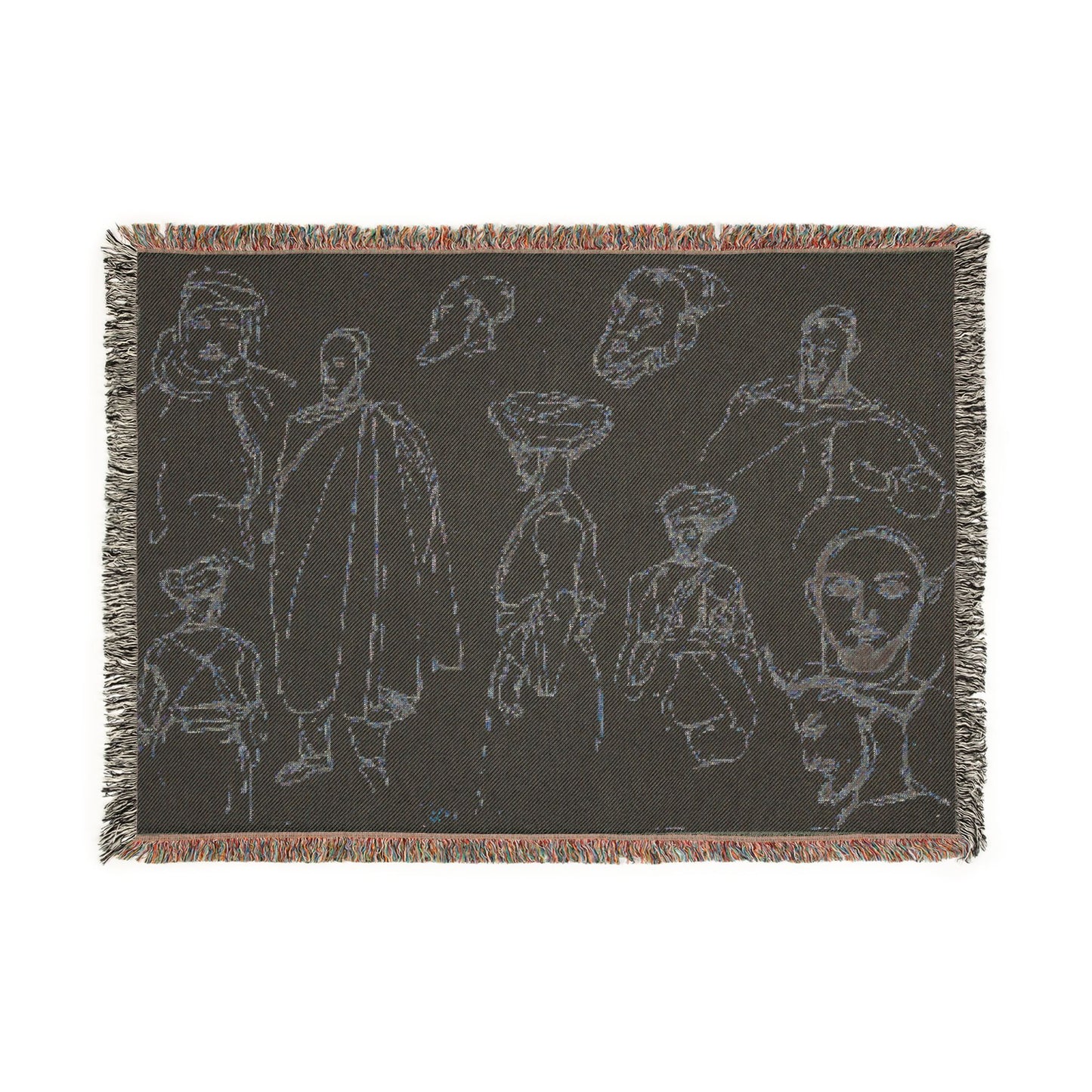 Eugène Delacroix - Sketches of Algerian Men | Tapestry Blanket