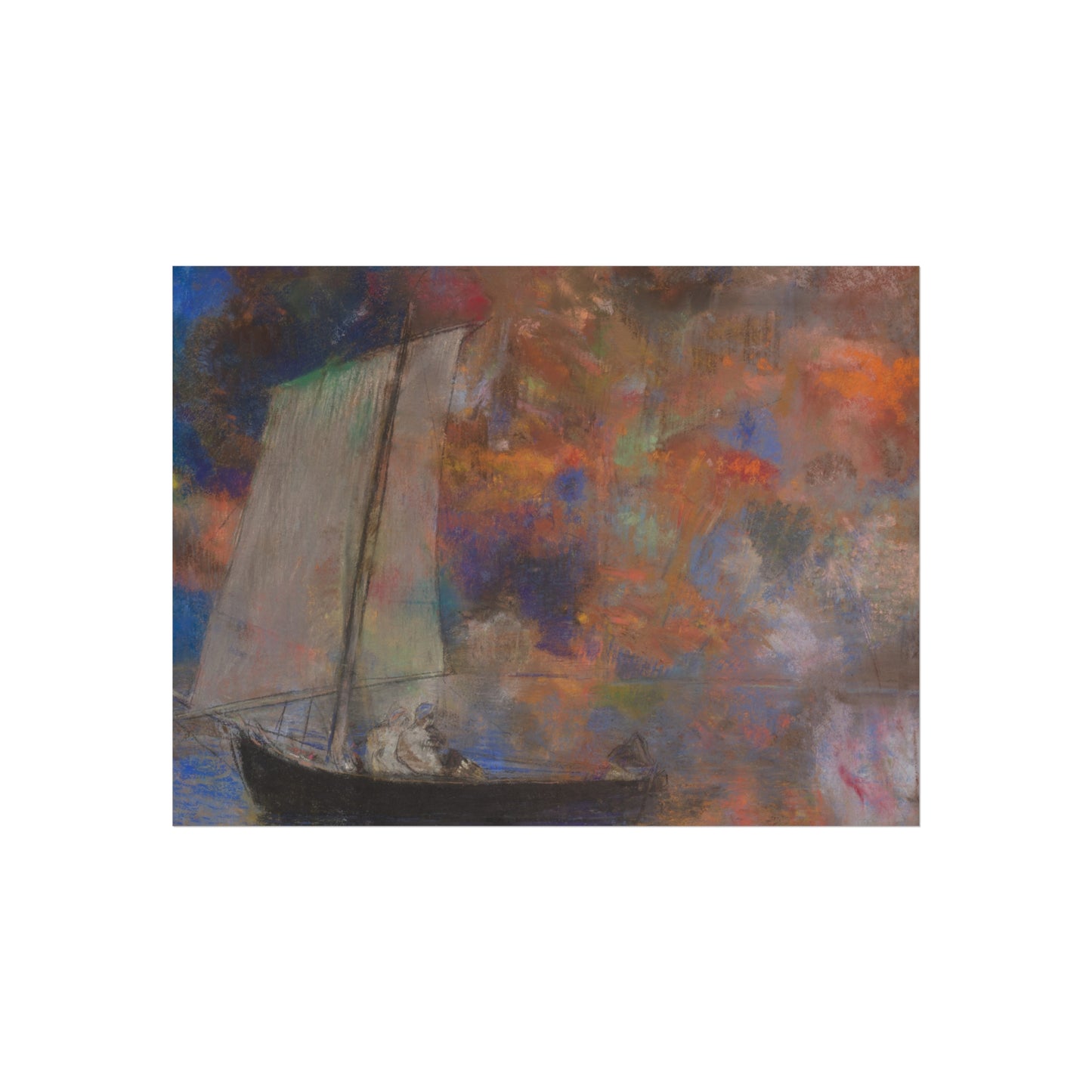 Odilon Redon - Flower Clouds | Fine Art Poster