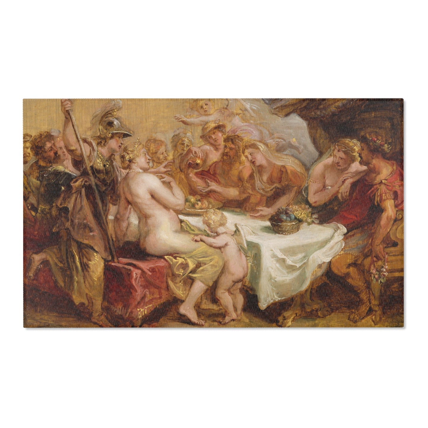 Peter Paul Rubens - The Wedding of Peleus and Thetis | Area Rug