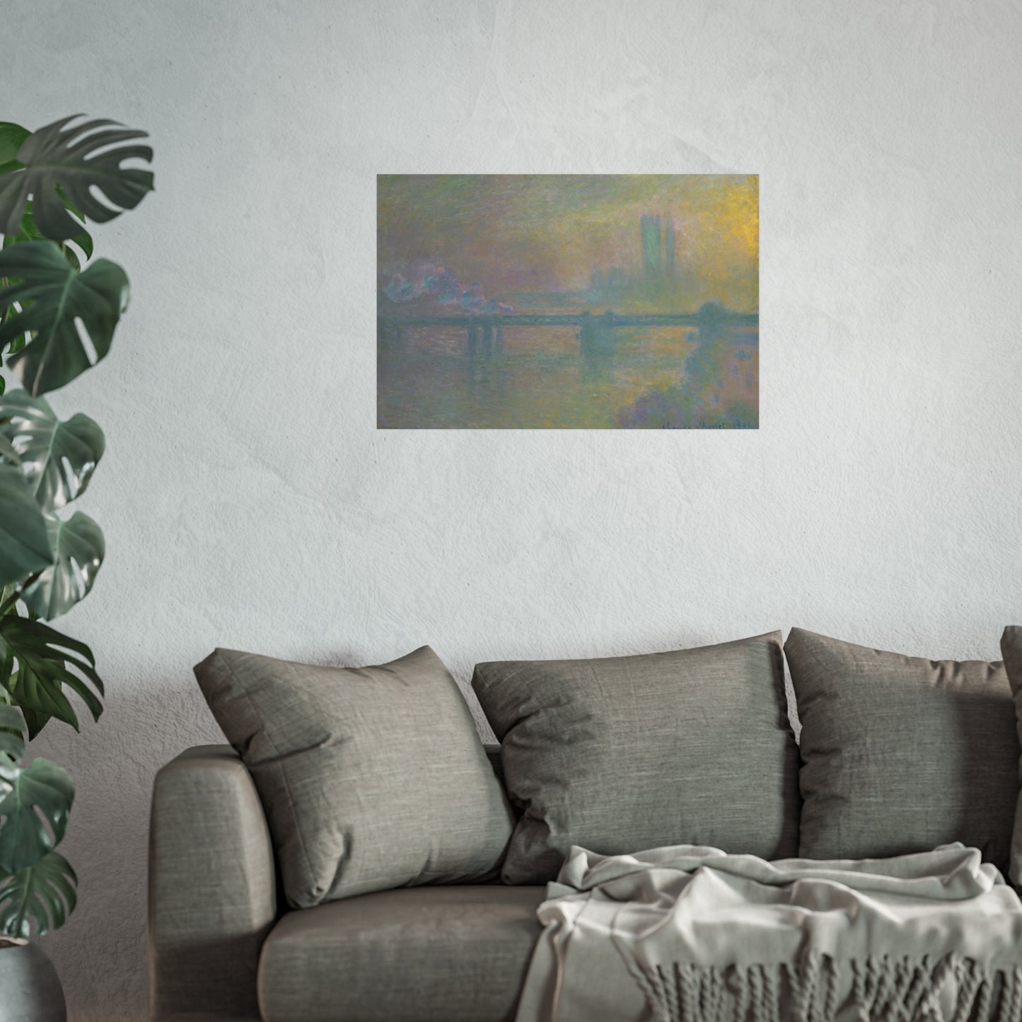 Claude Monet - Charing Cross Bridge, London | Fine Art Poster