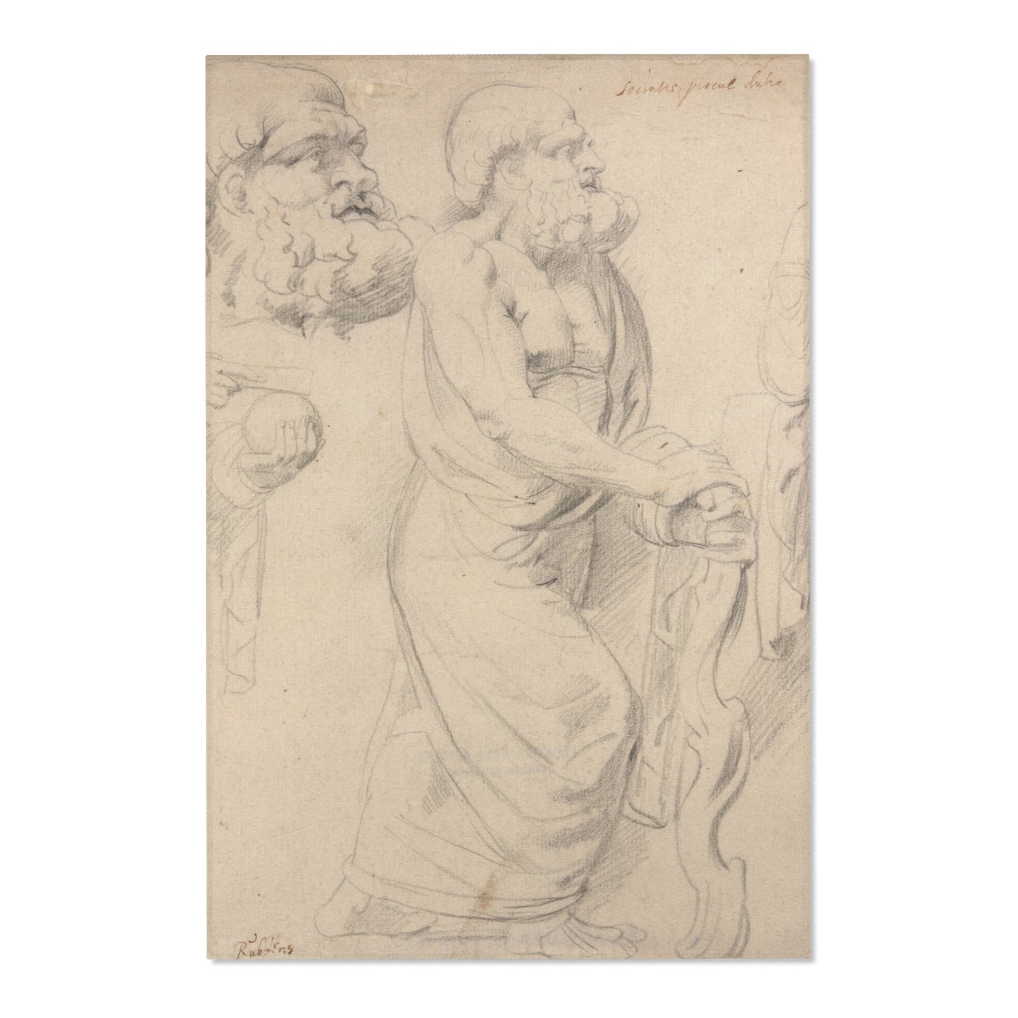 Peter Paul Rubens - Studies of a Roman Sarcophagus | Area Rug