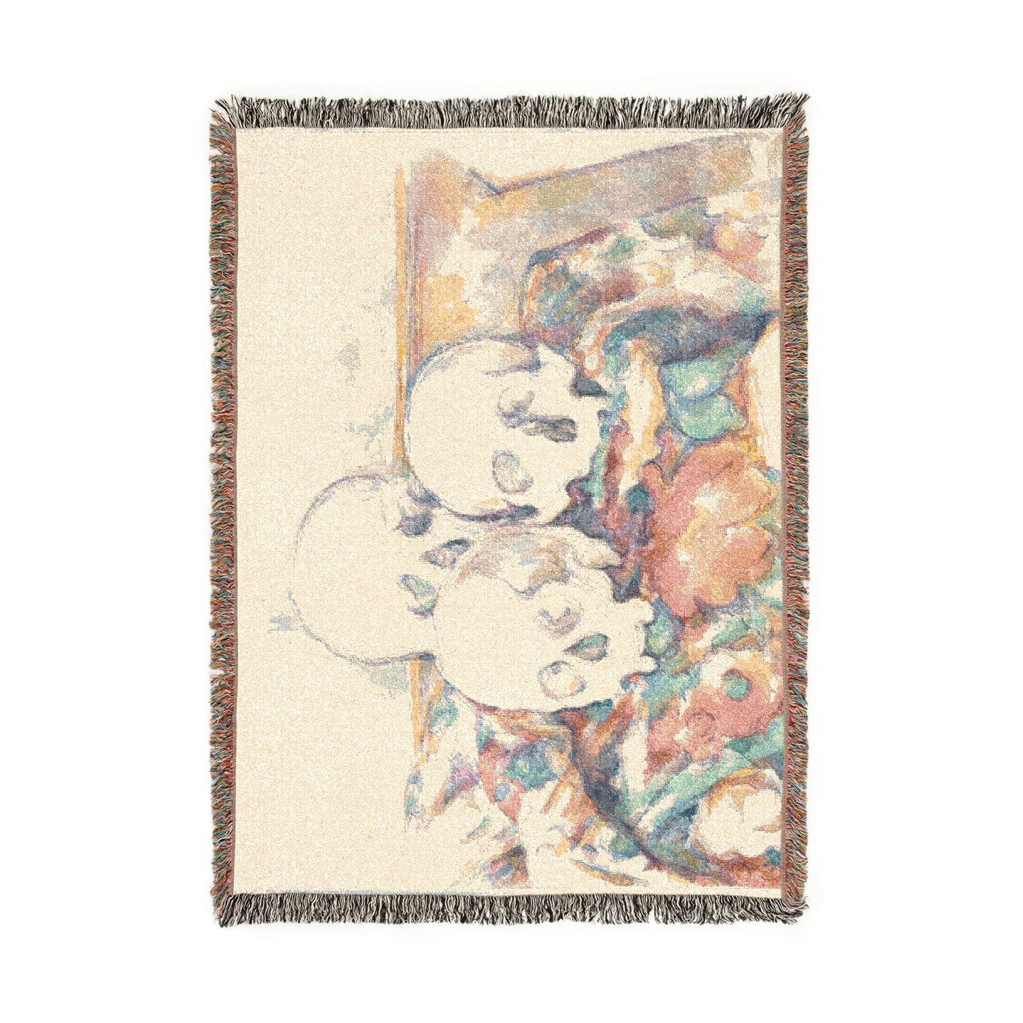 Paul Cezanne - The Three Skulls | Woven Tapestry Blanket