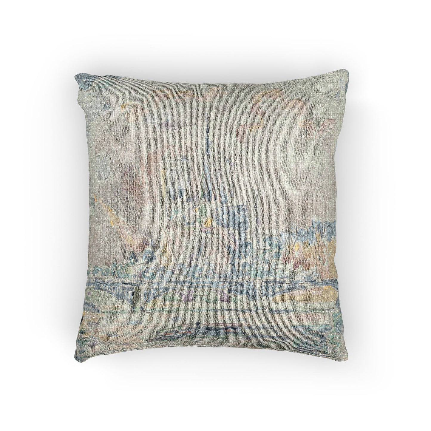 Paul Signac - Notre Dame | Woven Pillow