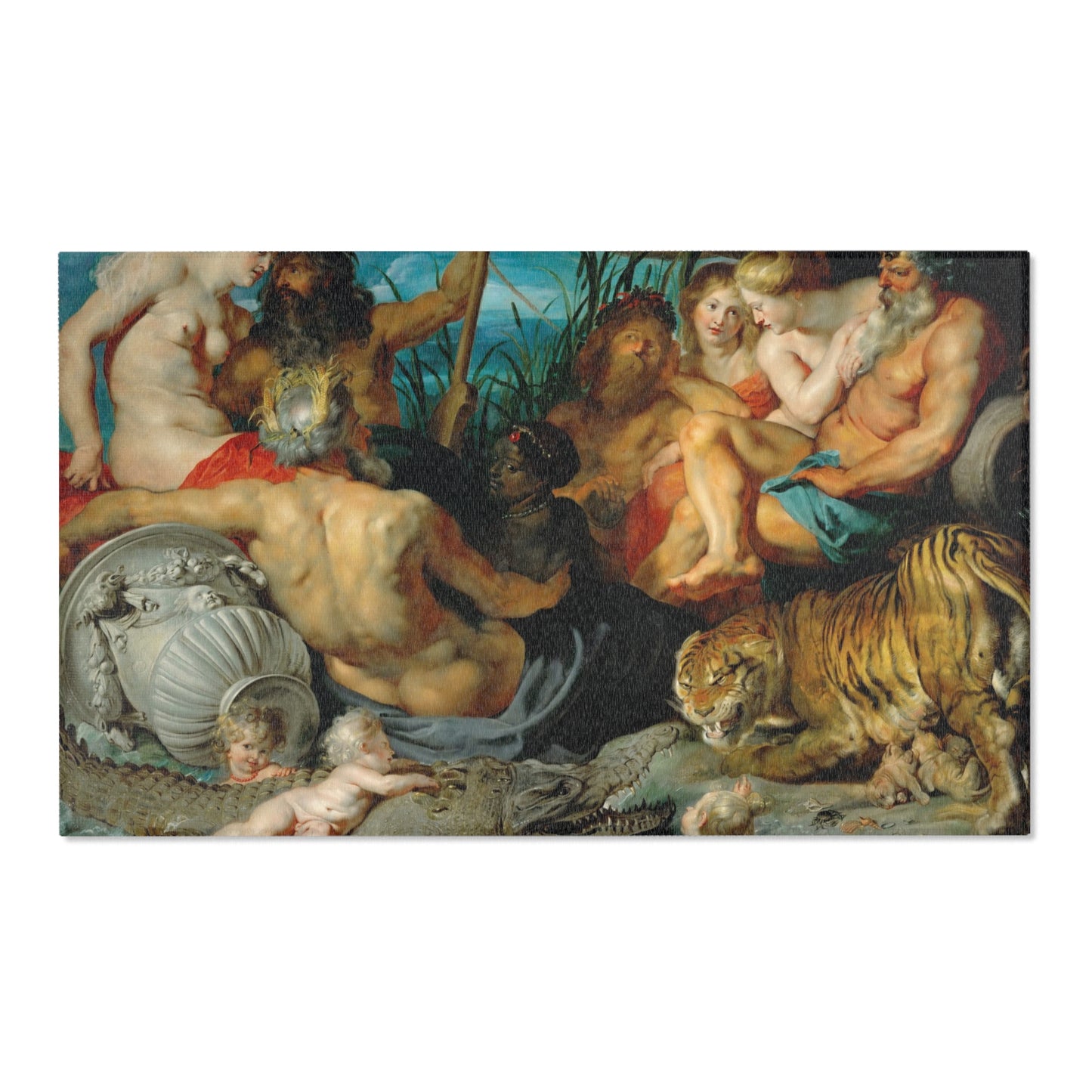 Peter Paul Rubens - The Four Continents | Area Rug