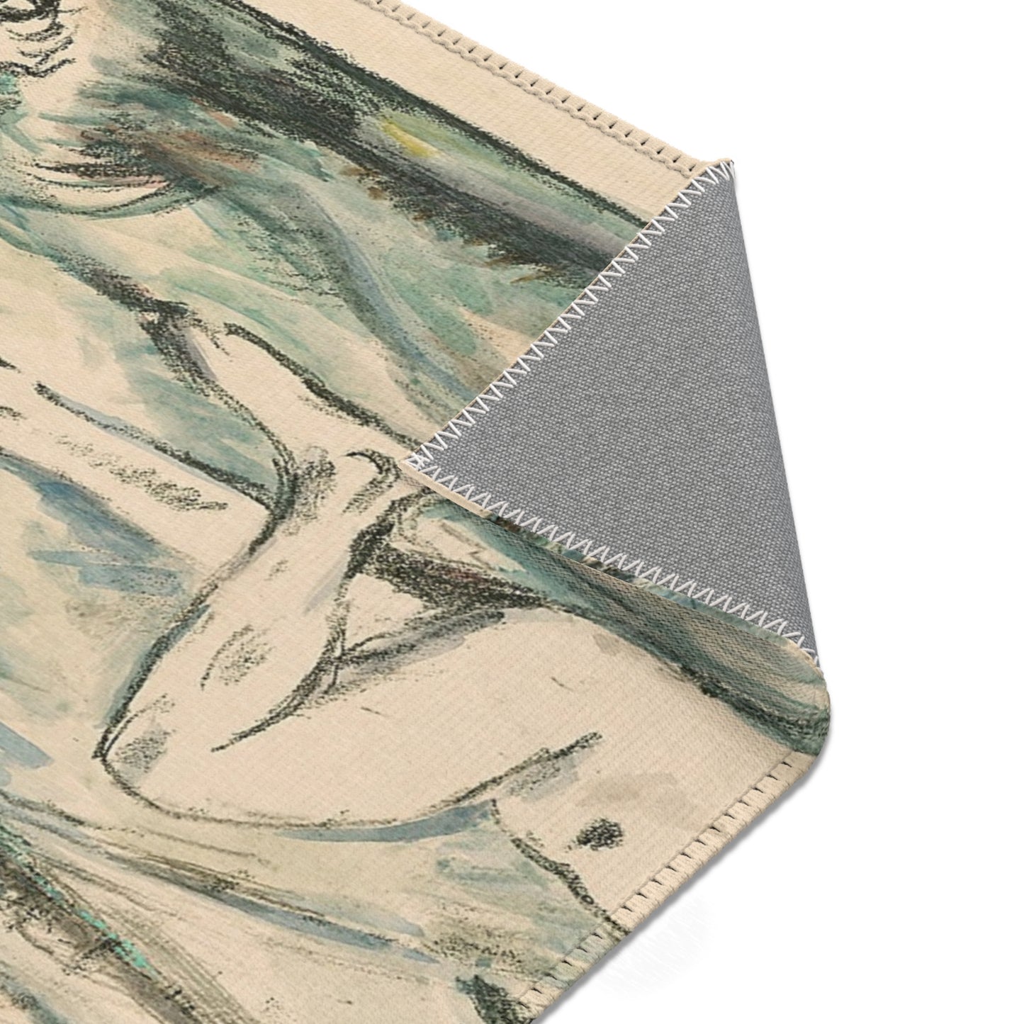 Paul Cezanne - Large Bathers | Area Rug
