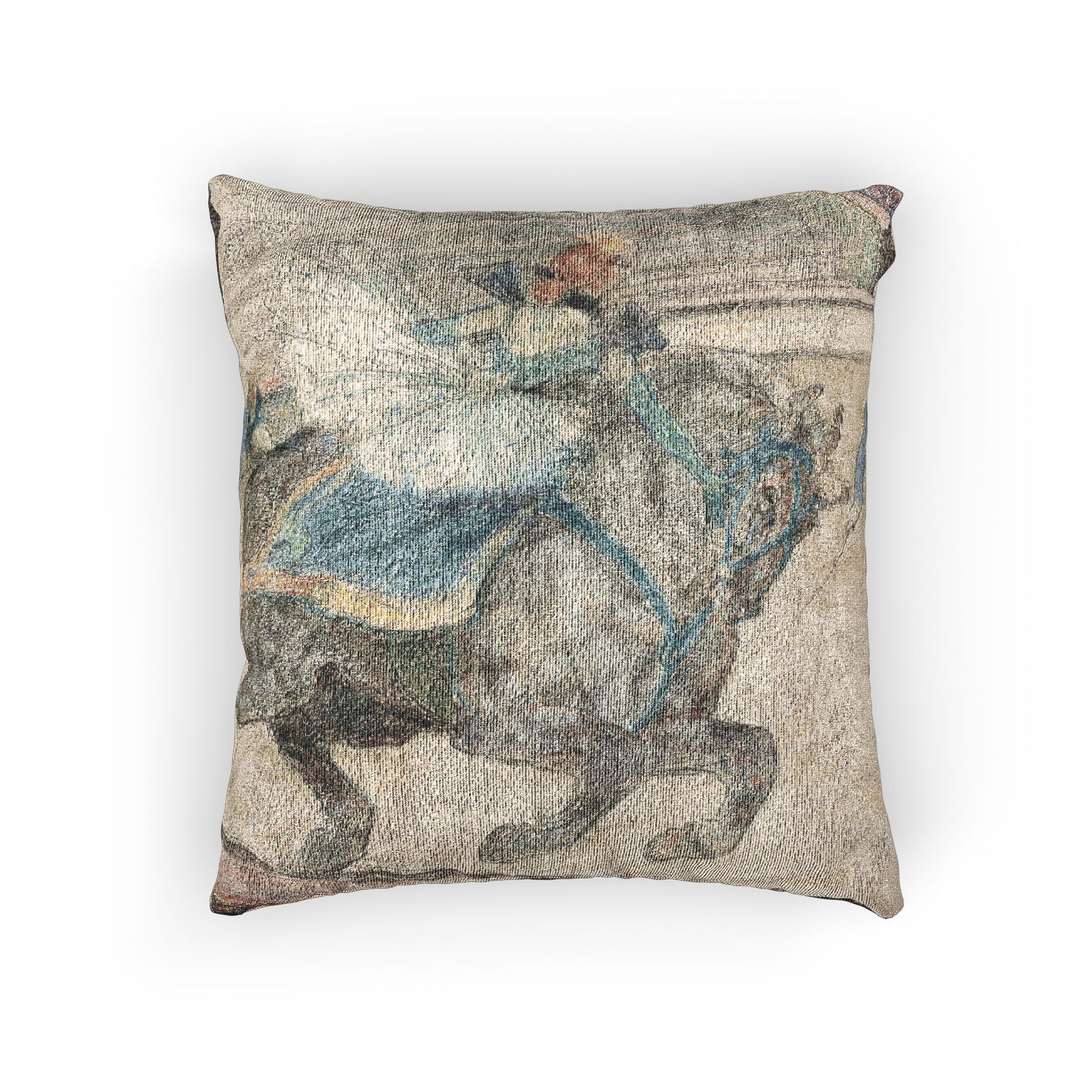 Henri de Toulouse-Lautrec - At the Circus Work in the Ring | Woven Pillow