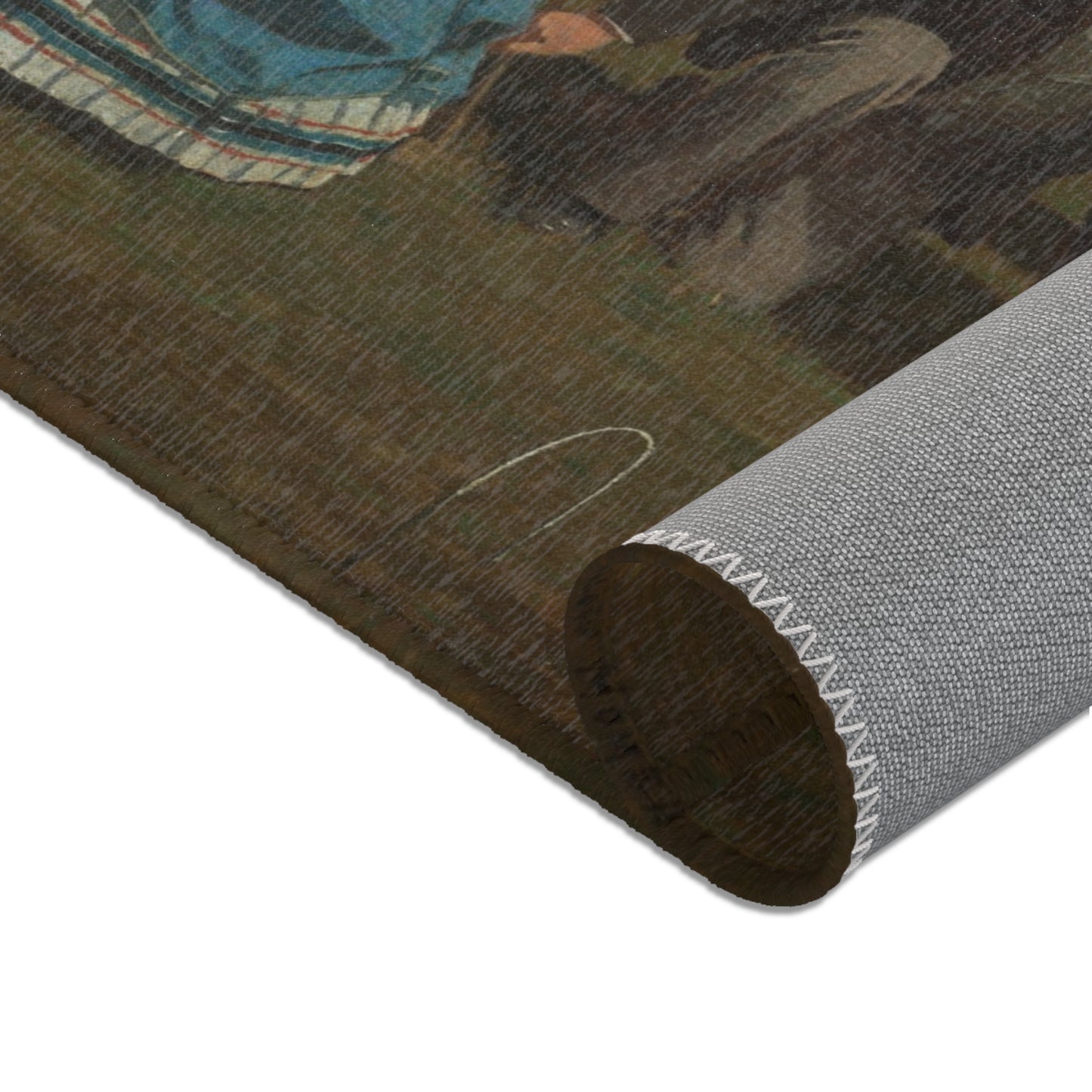 Winslow Homer - Croquet Scene | Area Rug
