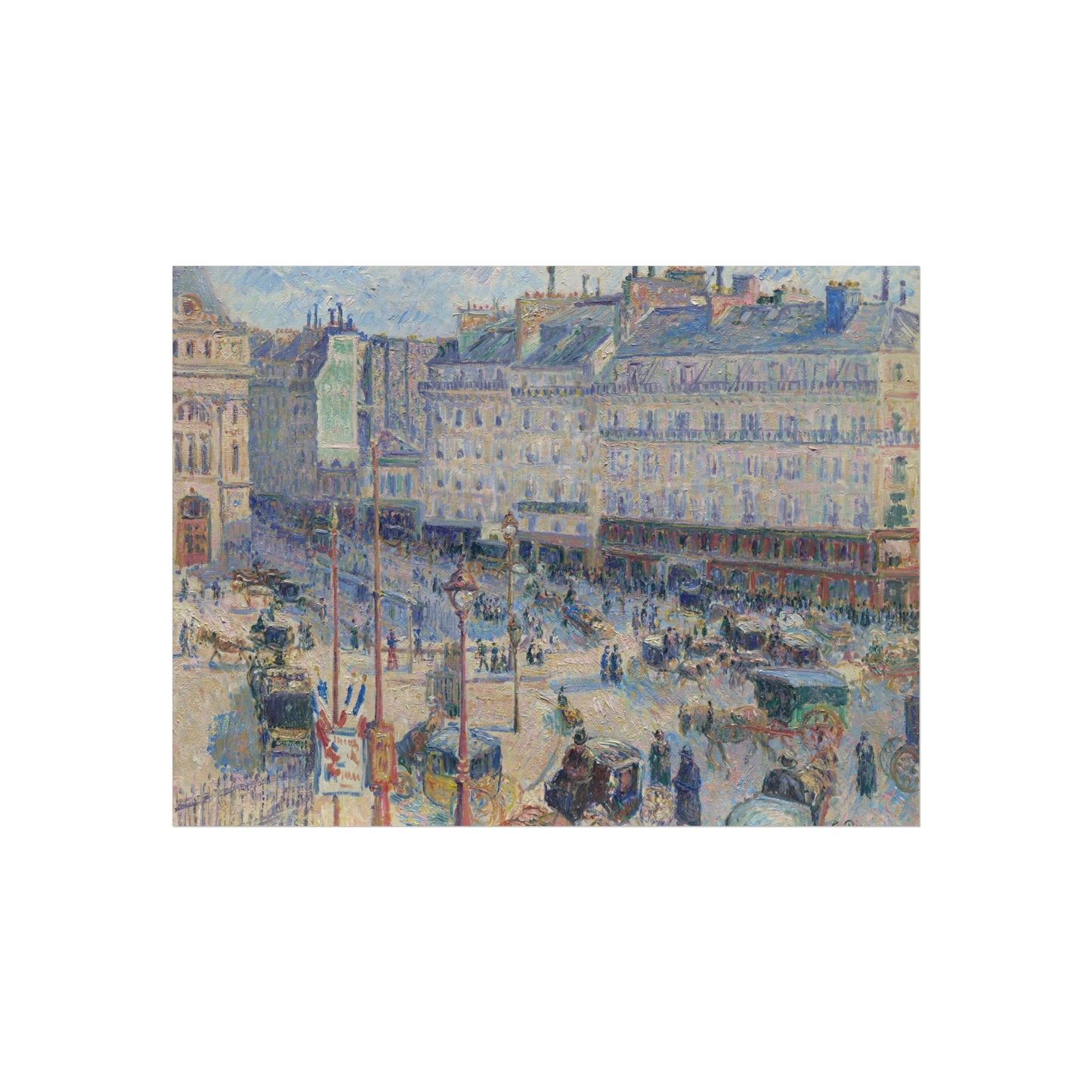 Camille Pissarro - The Place du Havre, Paris | Fine Art Poster