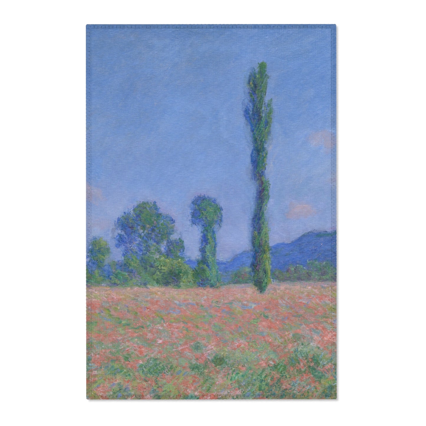 Claude Monet - Poppy Field (Giverny) | Area Rug