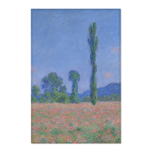 Poppy Field (Giverny) — Monet Area Rug