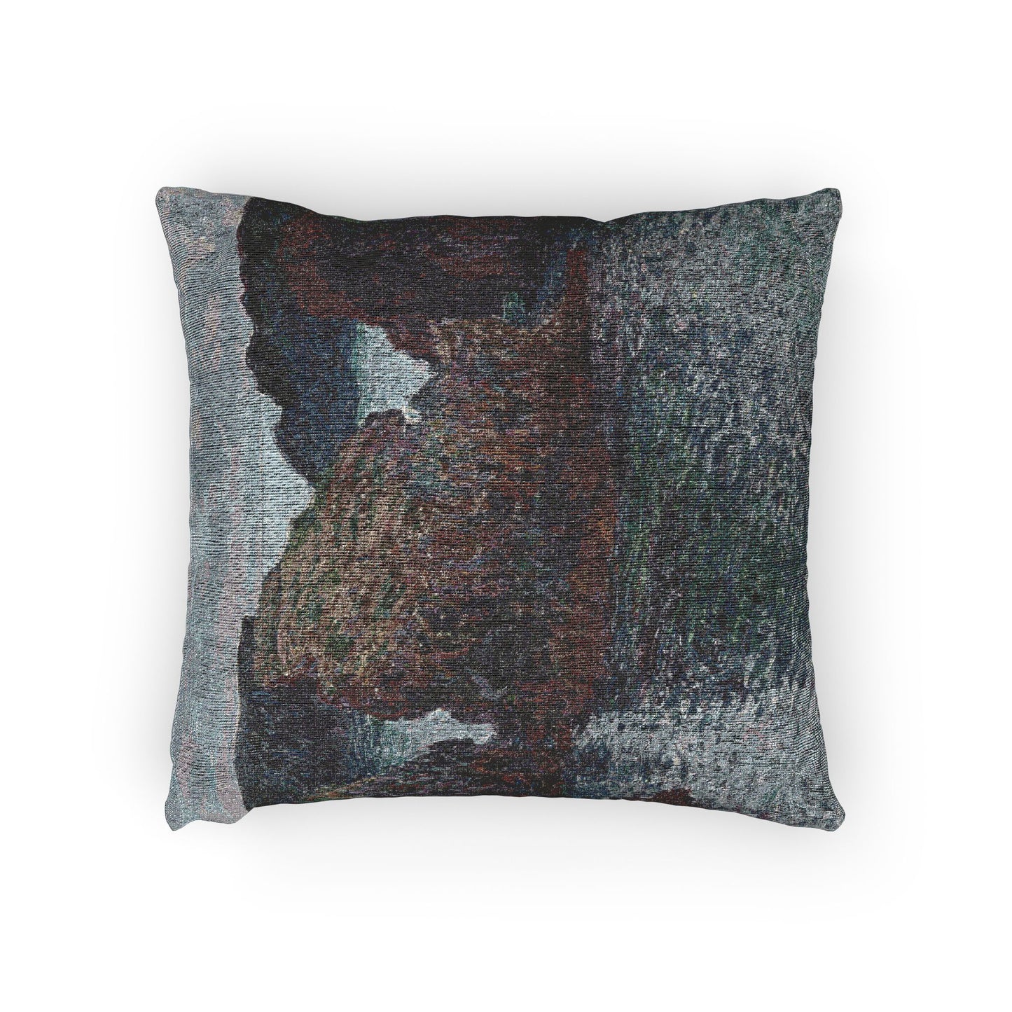 Claude Monet - Rocks at Port-Goulphar, Belle-Île | Woven Pillow