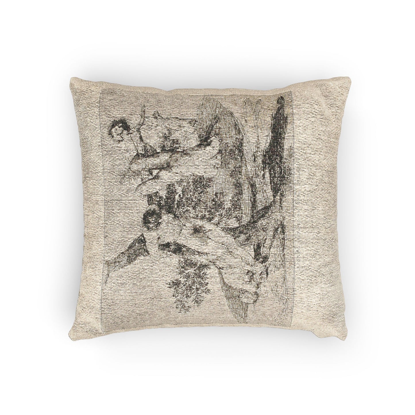 Francisco José de Goya y Lucientes - A Heroic Feat! With Dead Men!, plate 39 from The Disasters of War | Woven Pillow