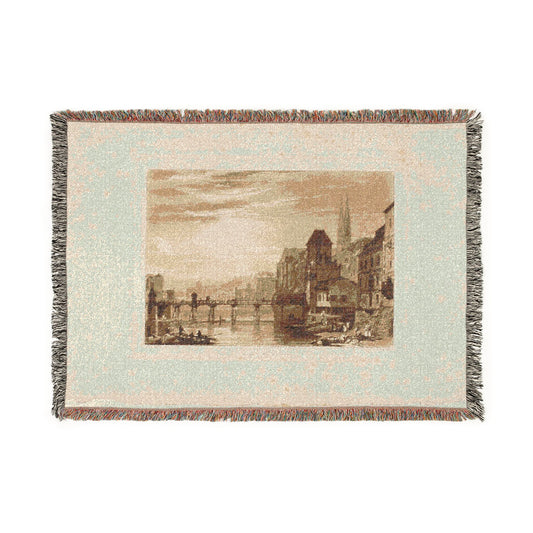 Basle, plate 5 from Liber Studiorum — Turner Tapestry Blanket