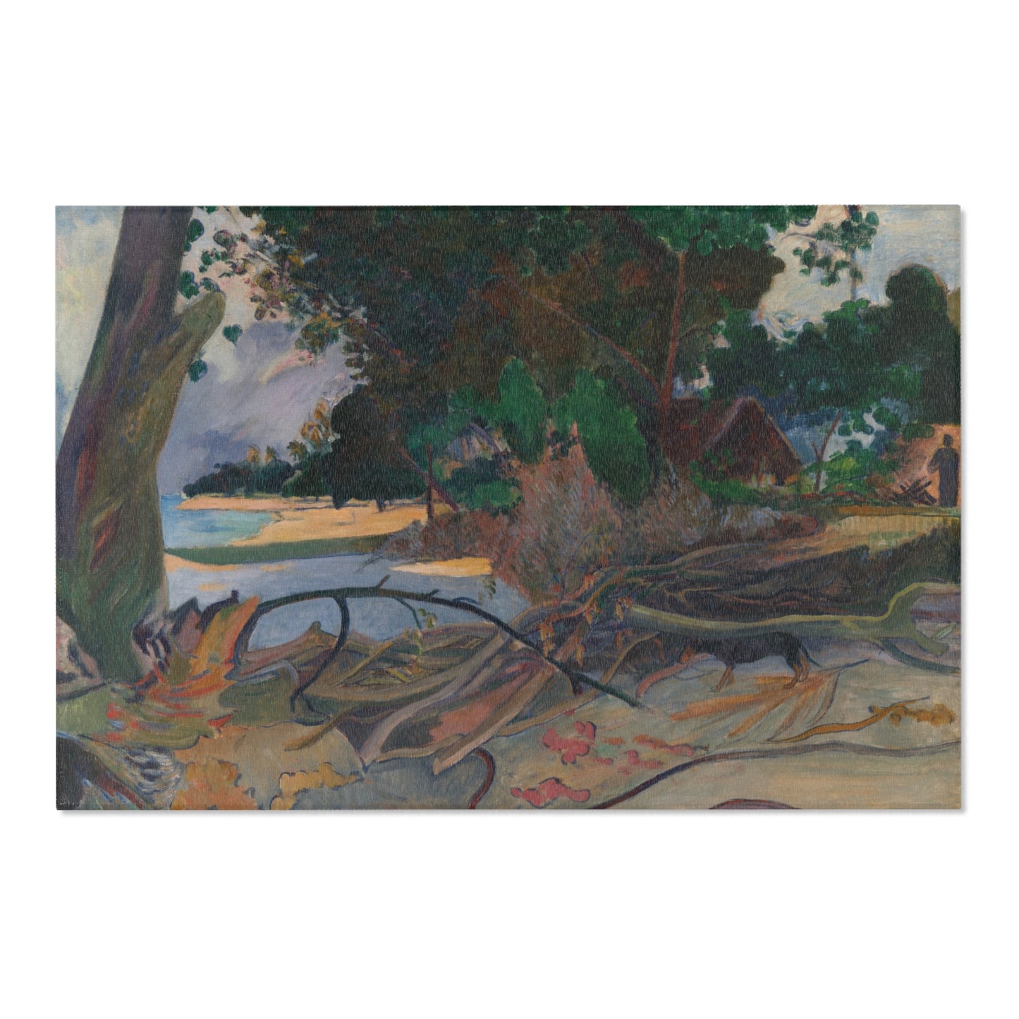 Paul Gauguin - Te burao (The Hibiscus Tree) | Area Rug