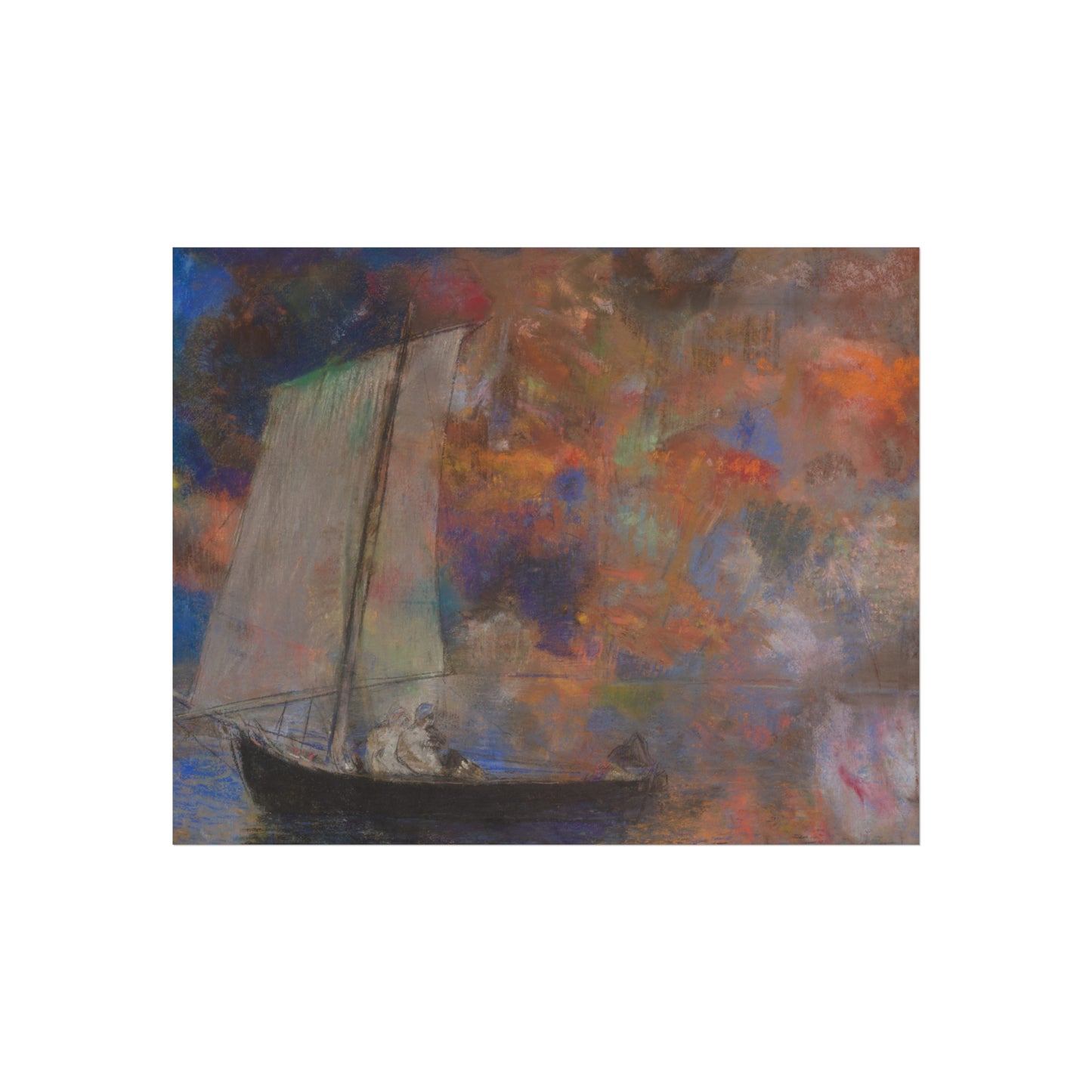 Odilon Redon - Flower Clouds | Fine Art Poster