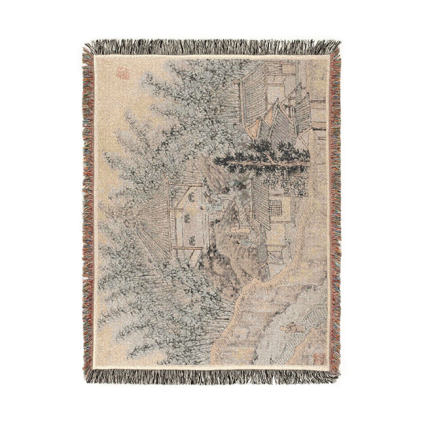 105_bamboo-pavilion-tiger-hill | Woven Tapestry Blanket