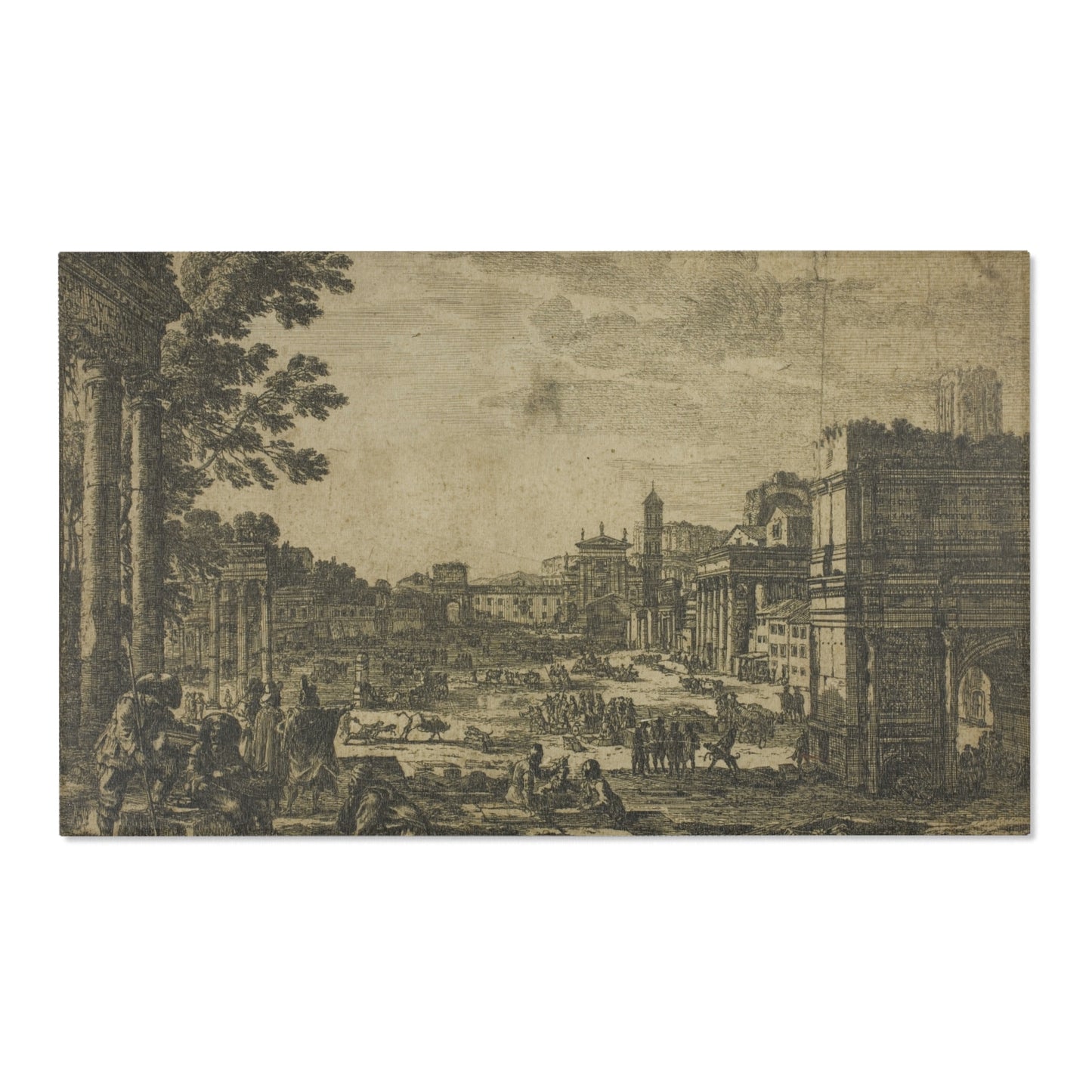 Claude Lorrain - The Roman Forum | Area Rug