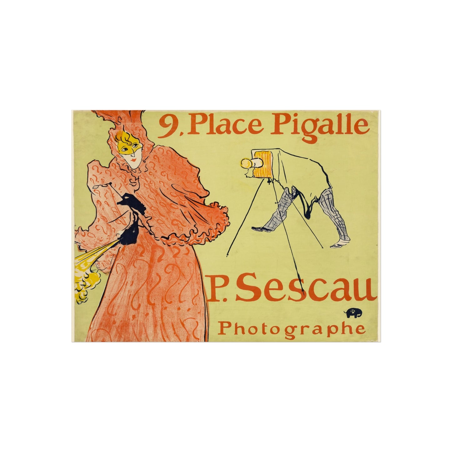 Henri de Toulouse-Lautrec - The Photographer Sescau | Fine Art Poster