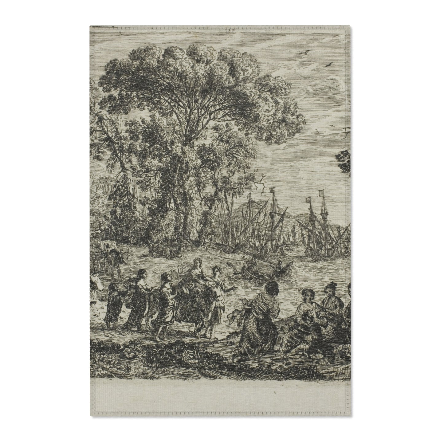 Claude Lorrain - The Rape of Europa | Area Rug