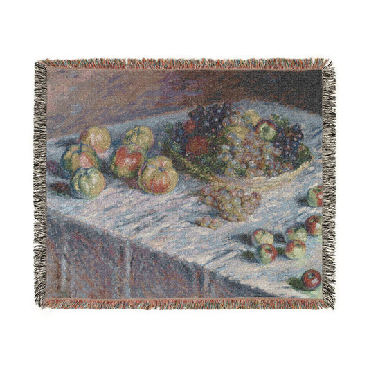 Apples and Grapes — Monet Tapestry Blanket