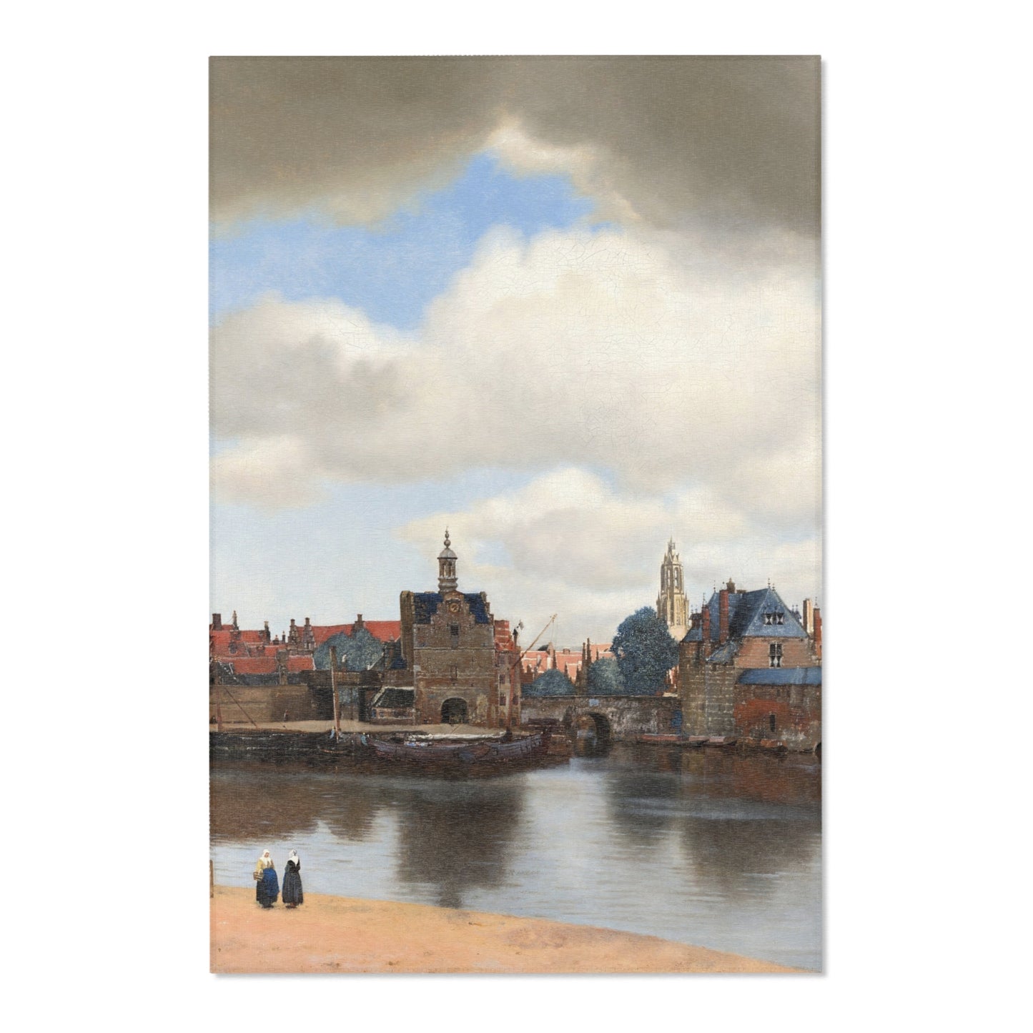 Johannes Vermeer - View of Delft - 92 - Mauritshuis | Area Rug