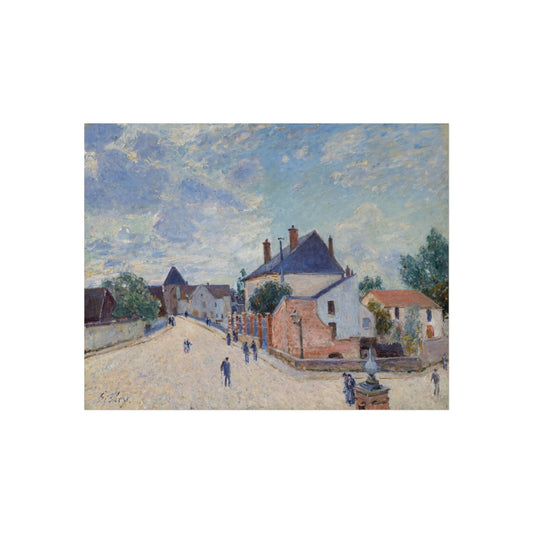 Street in Moret — Alfred Sisley Fine Art Poster