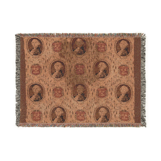 Chinoiserie Fragment Tapestry Blanket
