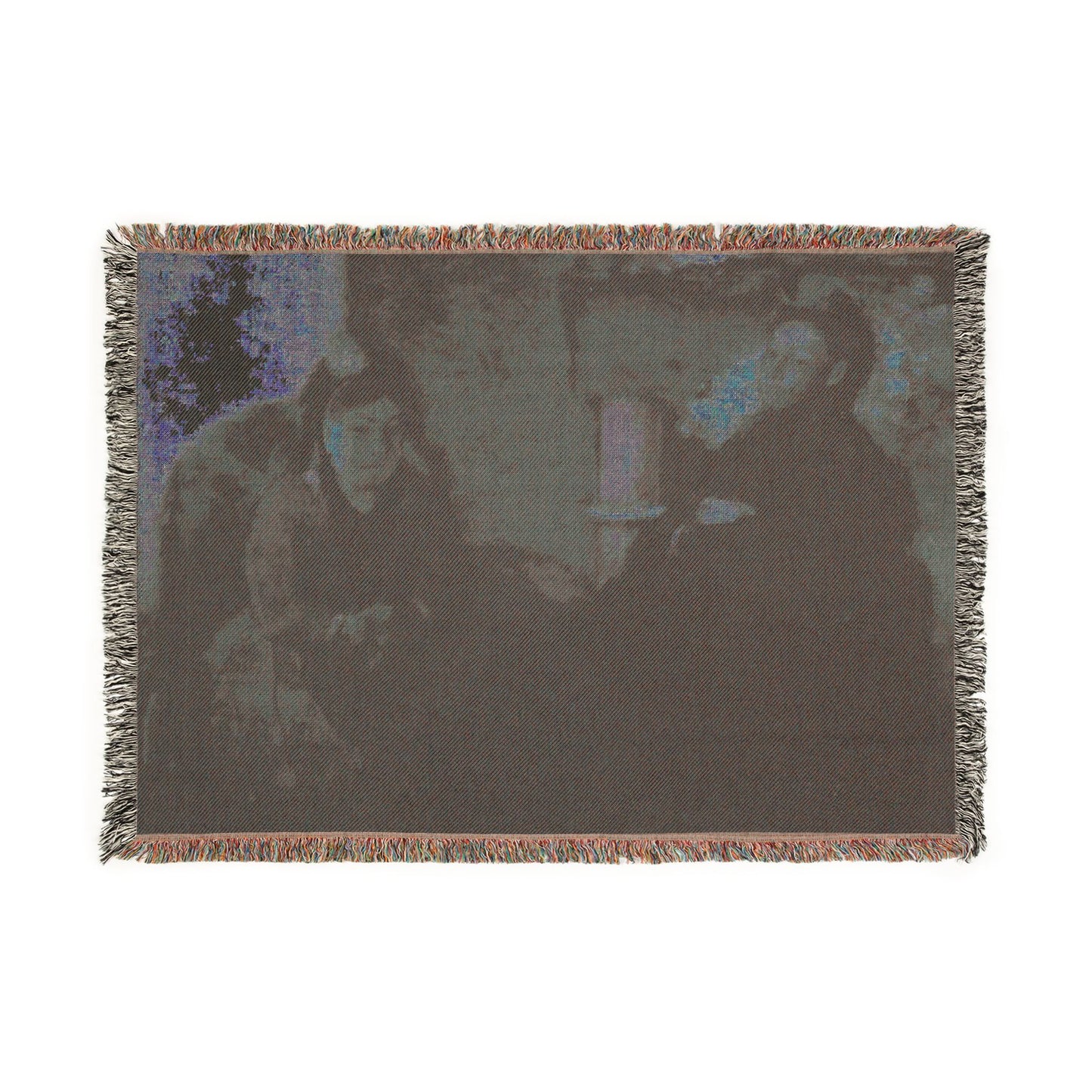 Hilaire Germain Edgar Degas - Portrait of Mme Lisle and Mme Loubens | Woven Tapestry Blanket
