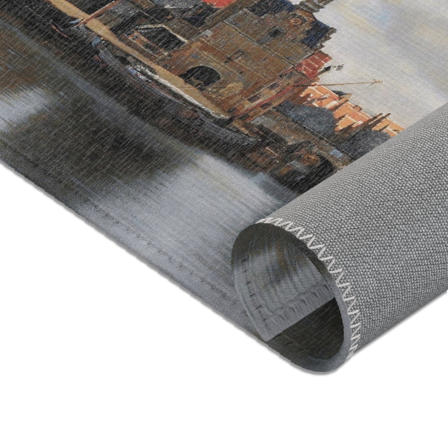 View of Delft, by Johannes Vermeer | Area Rug