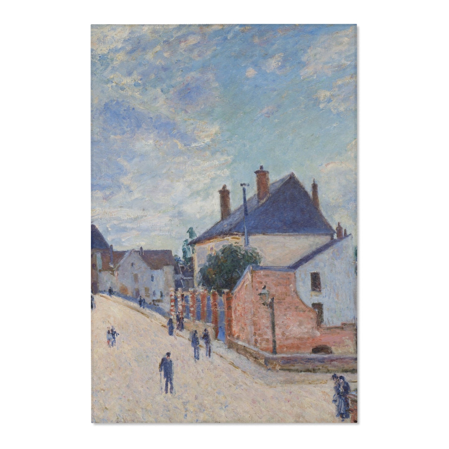 Alfred Sisley - Street in Moret | Area Rug