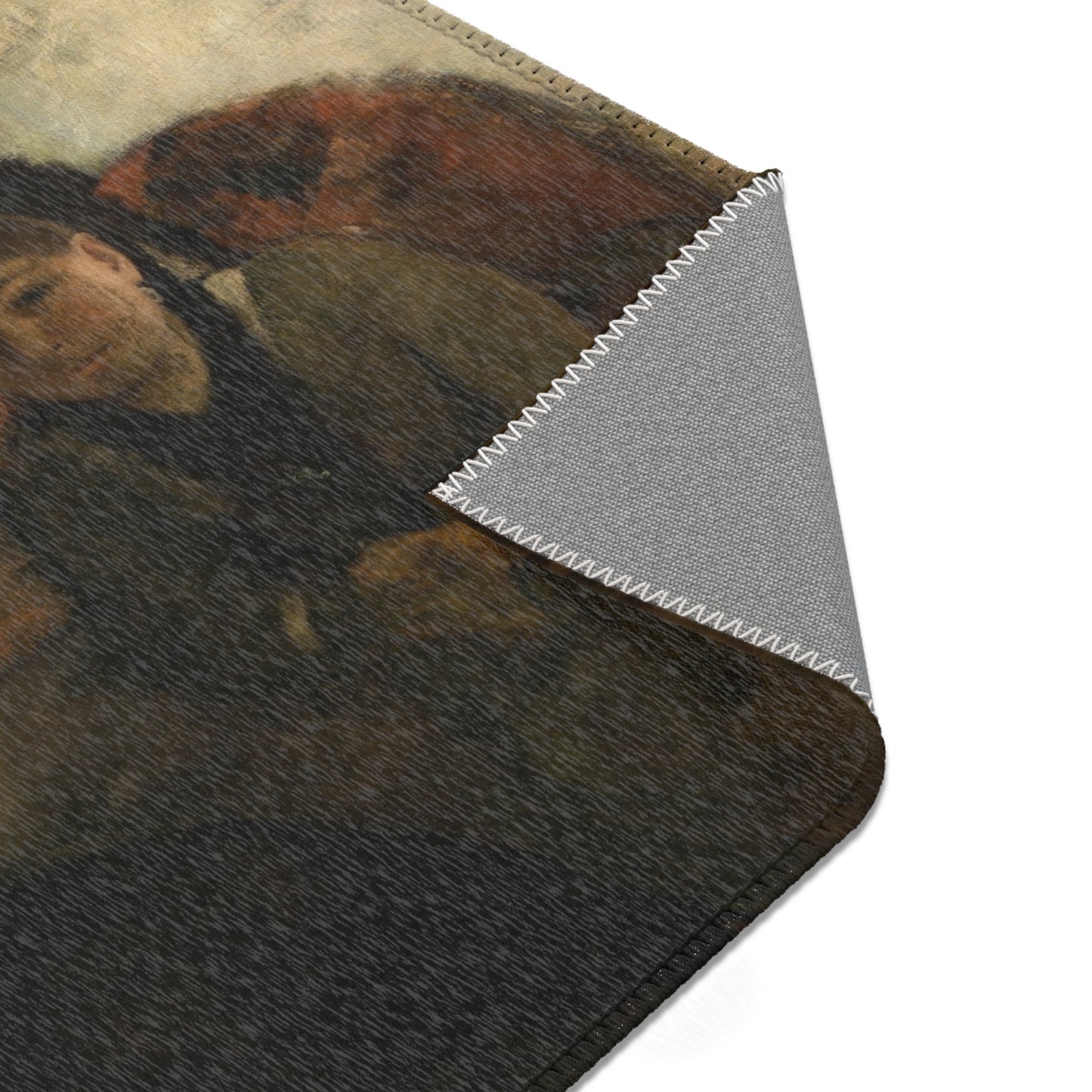 Hilaire Germain Edgar Degas - Portrait of Mme Lisle and Mme Loubens | Area Rug