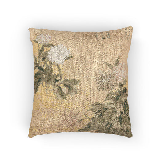 Herbaceous Peony Pillow